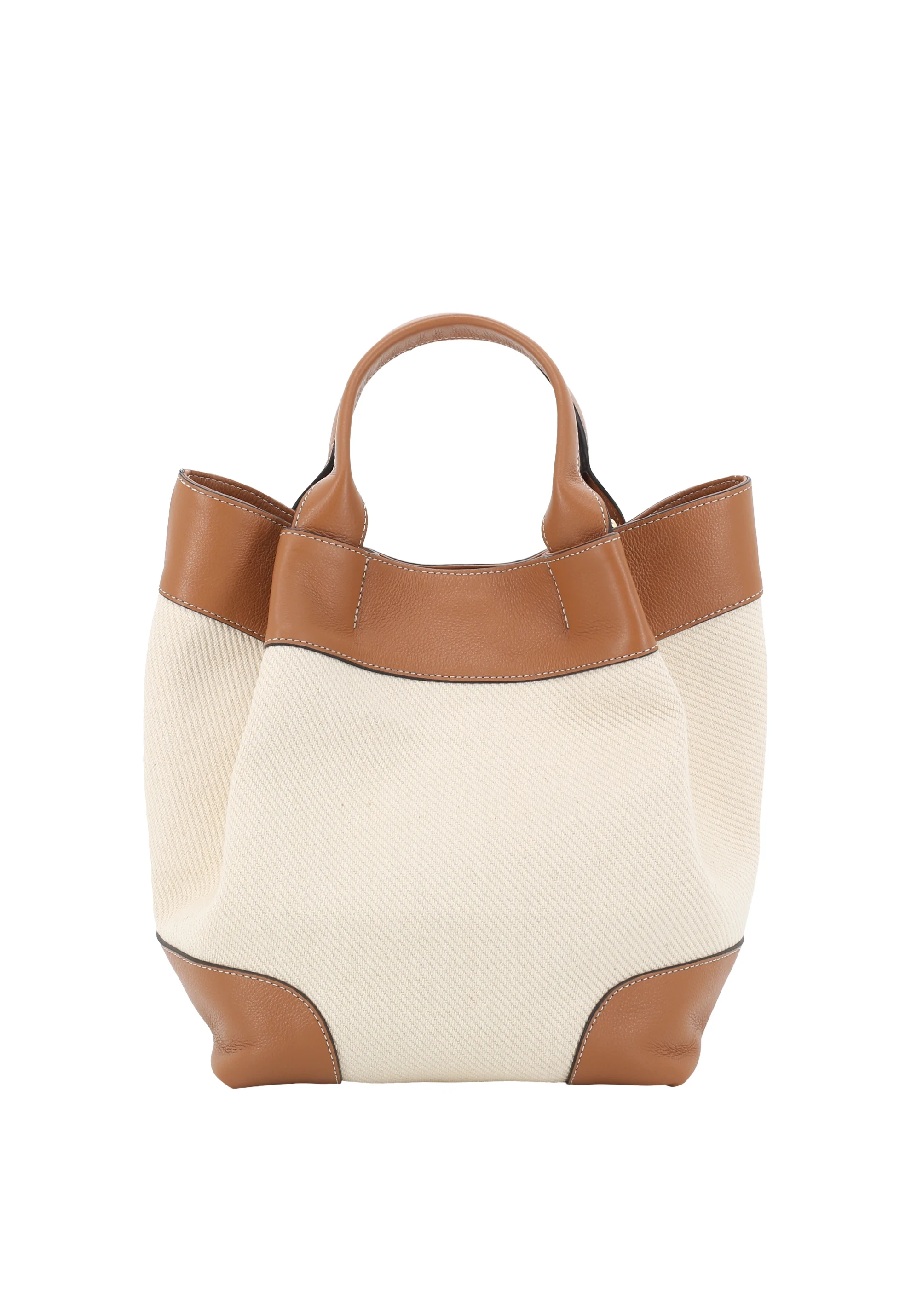 Shopper ESSENTIAL medium Canavs/Leder