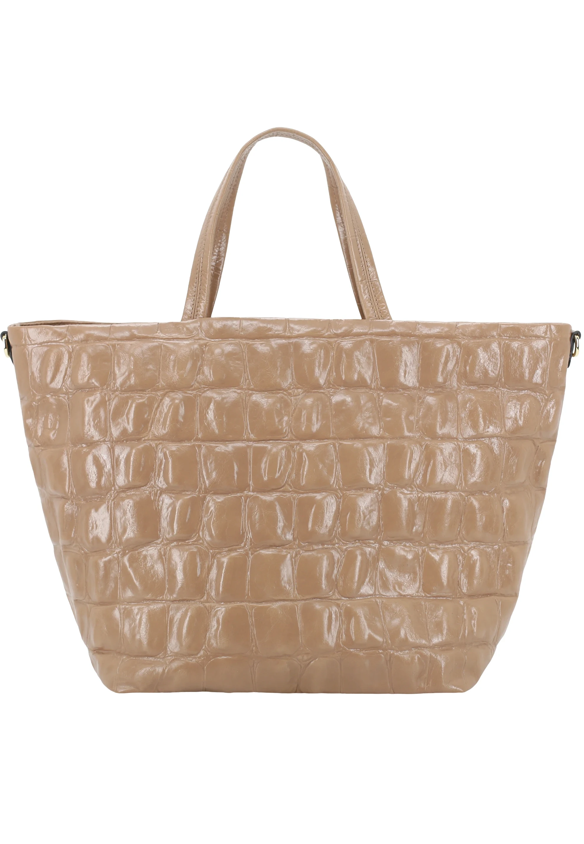shopper ALBA Leather Maxxi Cocco