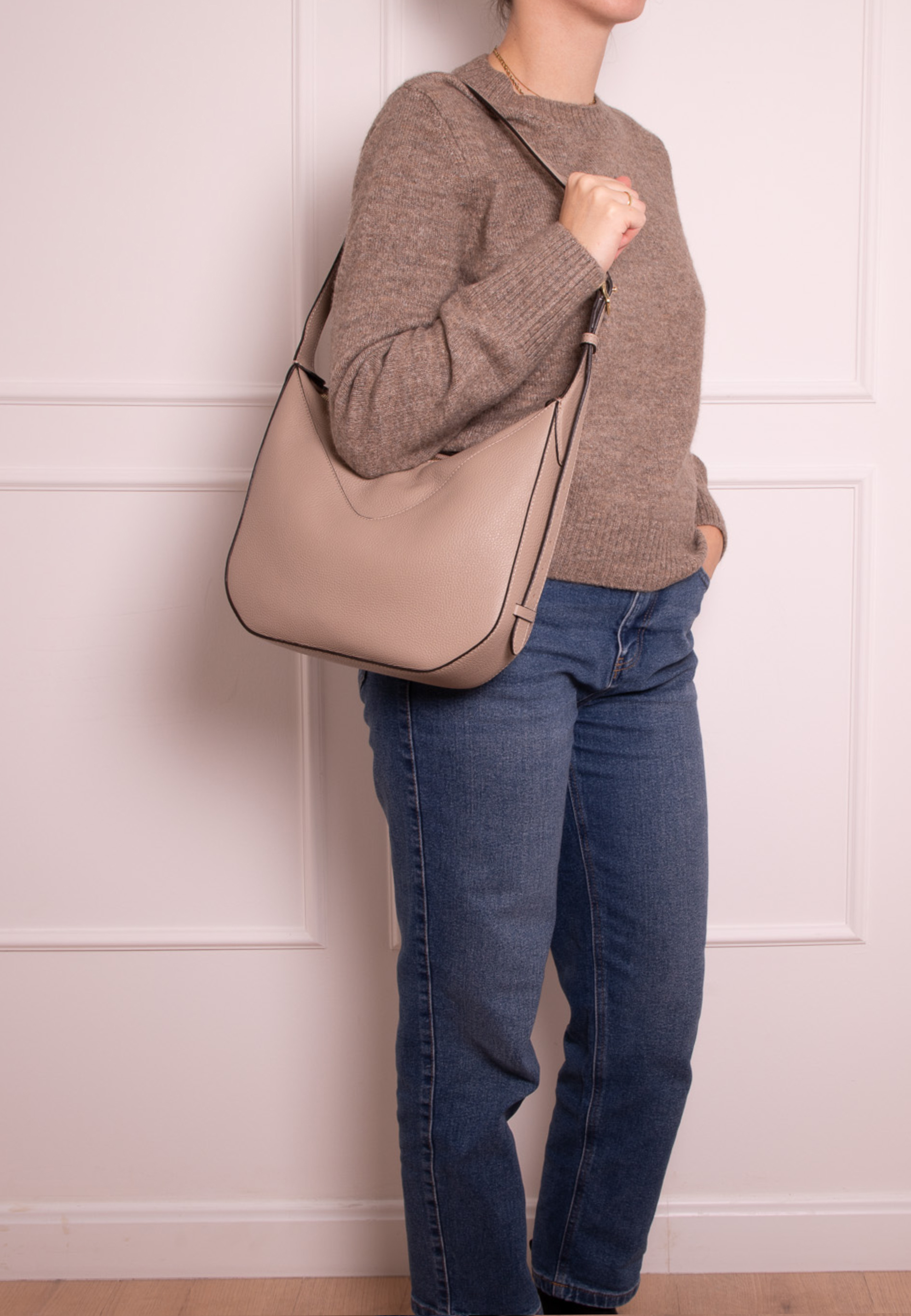 Sac à bandoulière ANYTIME MEDI Cuir Agave