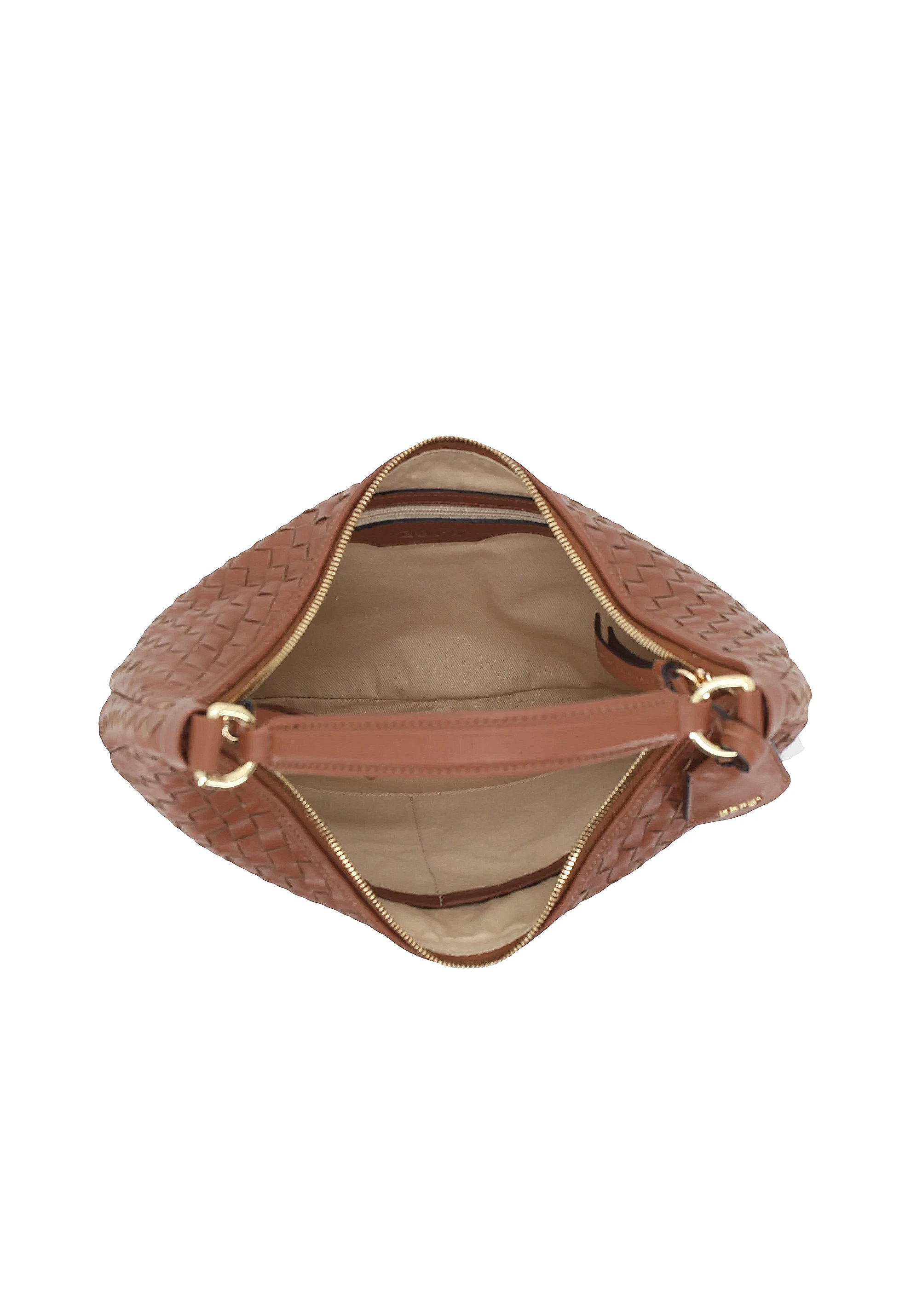 Sac NANA small Cuir Piuma weaving