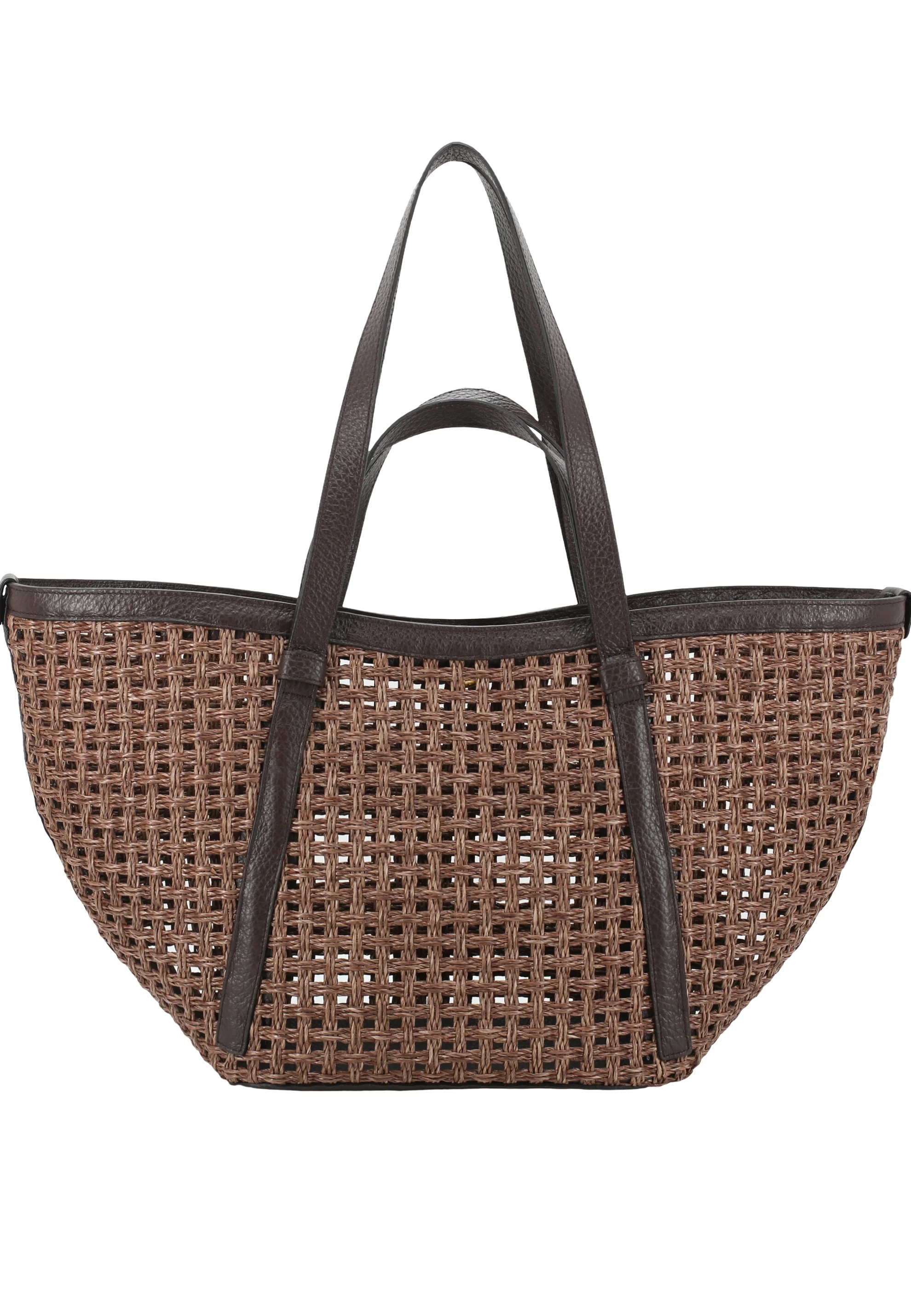 Shopper COSMO large Raffia/pelle
