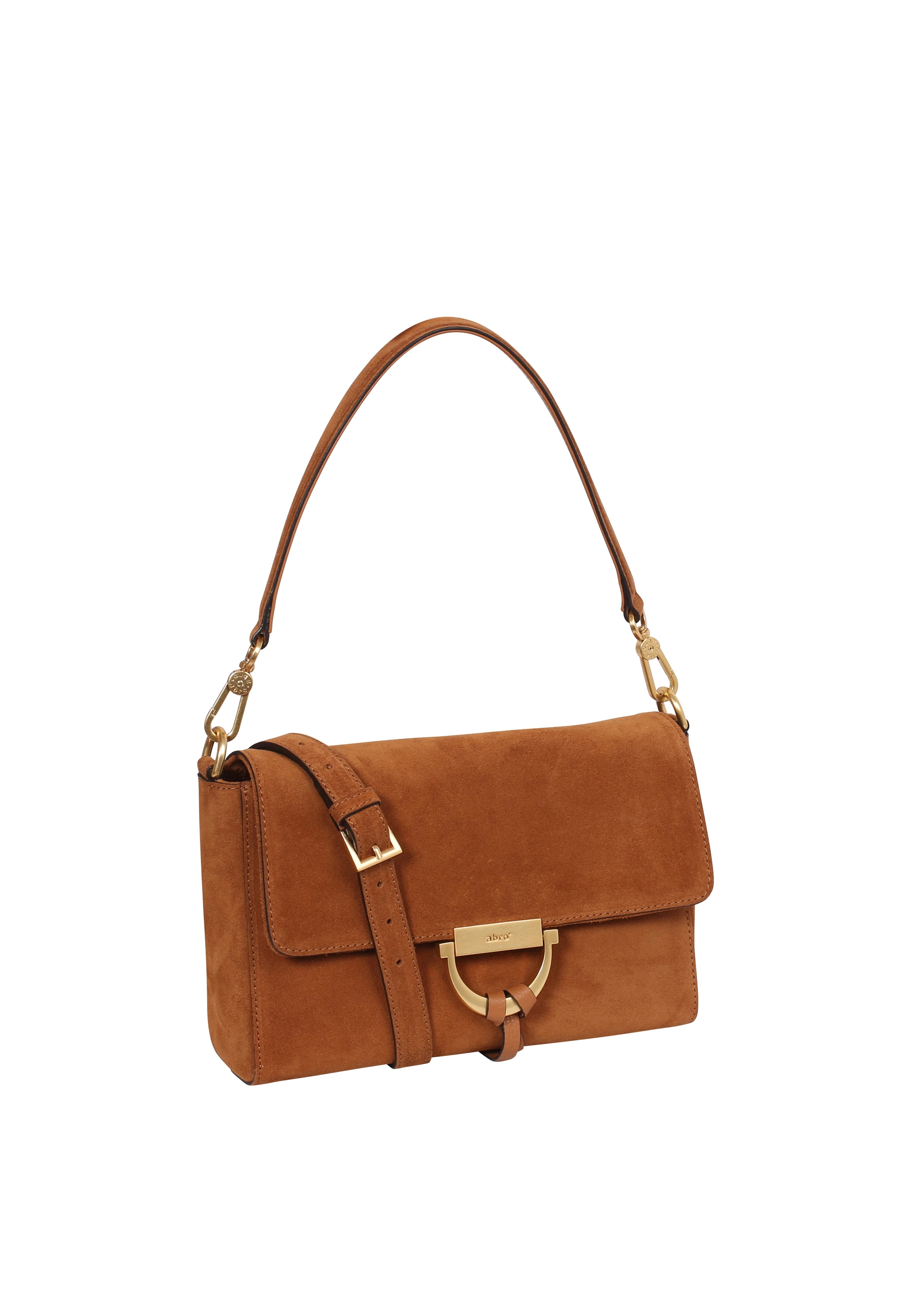 Borsa a spalla TEMI Pelle Suede