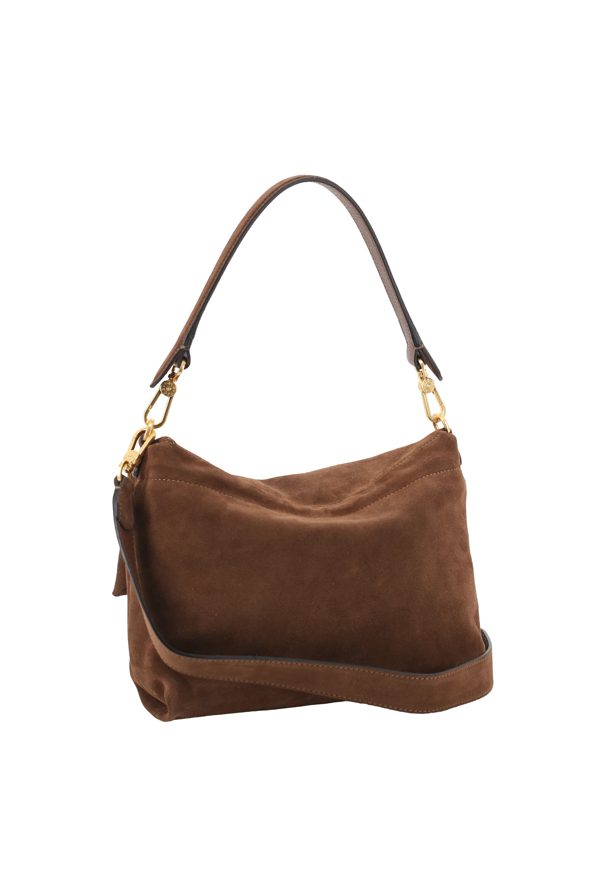 shoulder bag TEMI medium Leather Suede