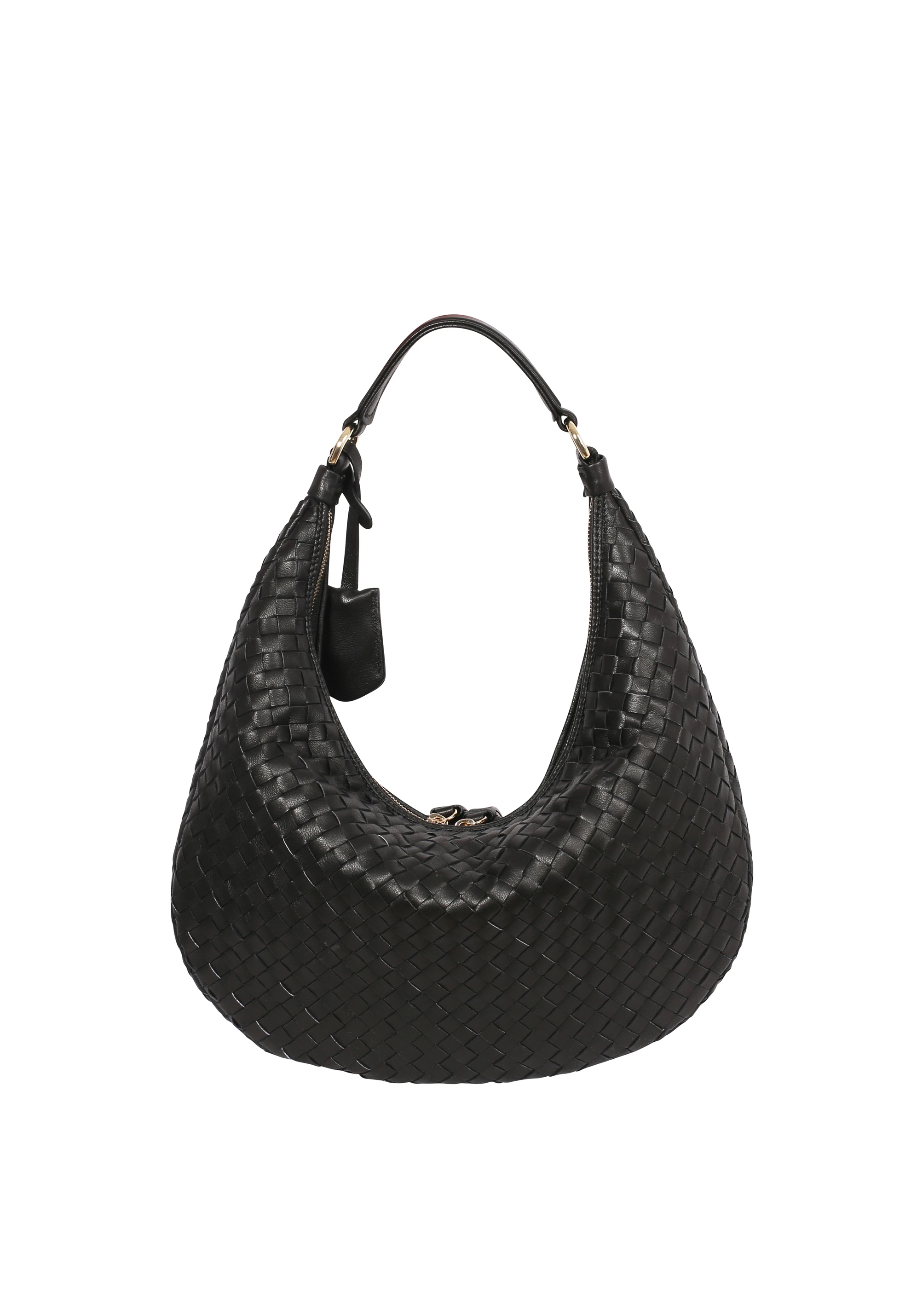 Beutel NANA small Leder Piuma weaving