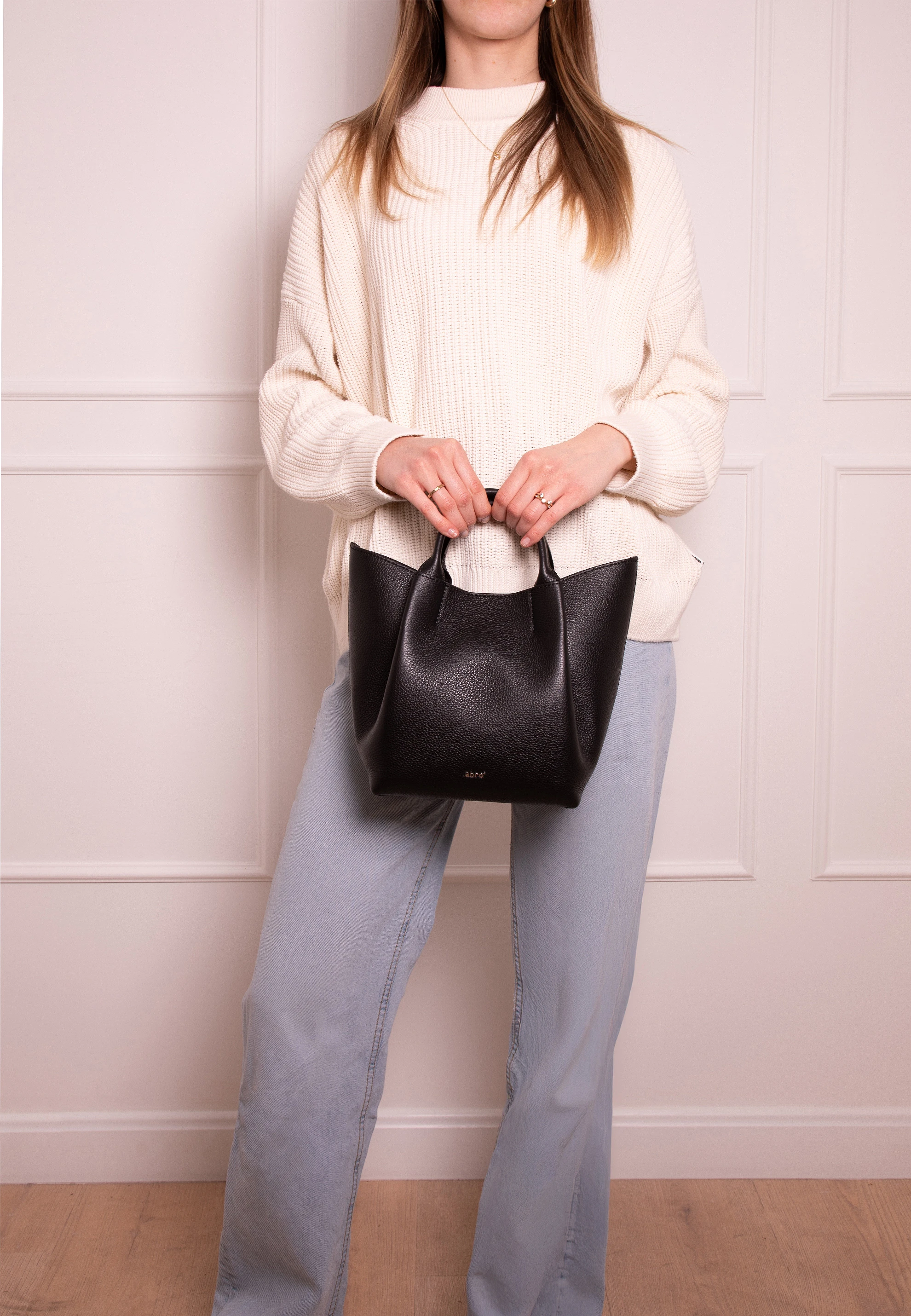 Shopper ESSENTIAL small Leder Agave