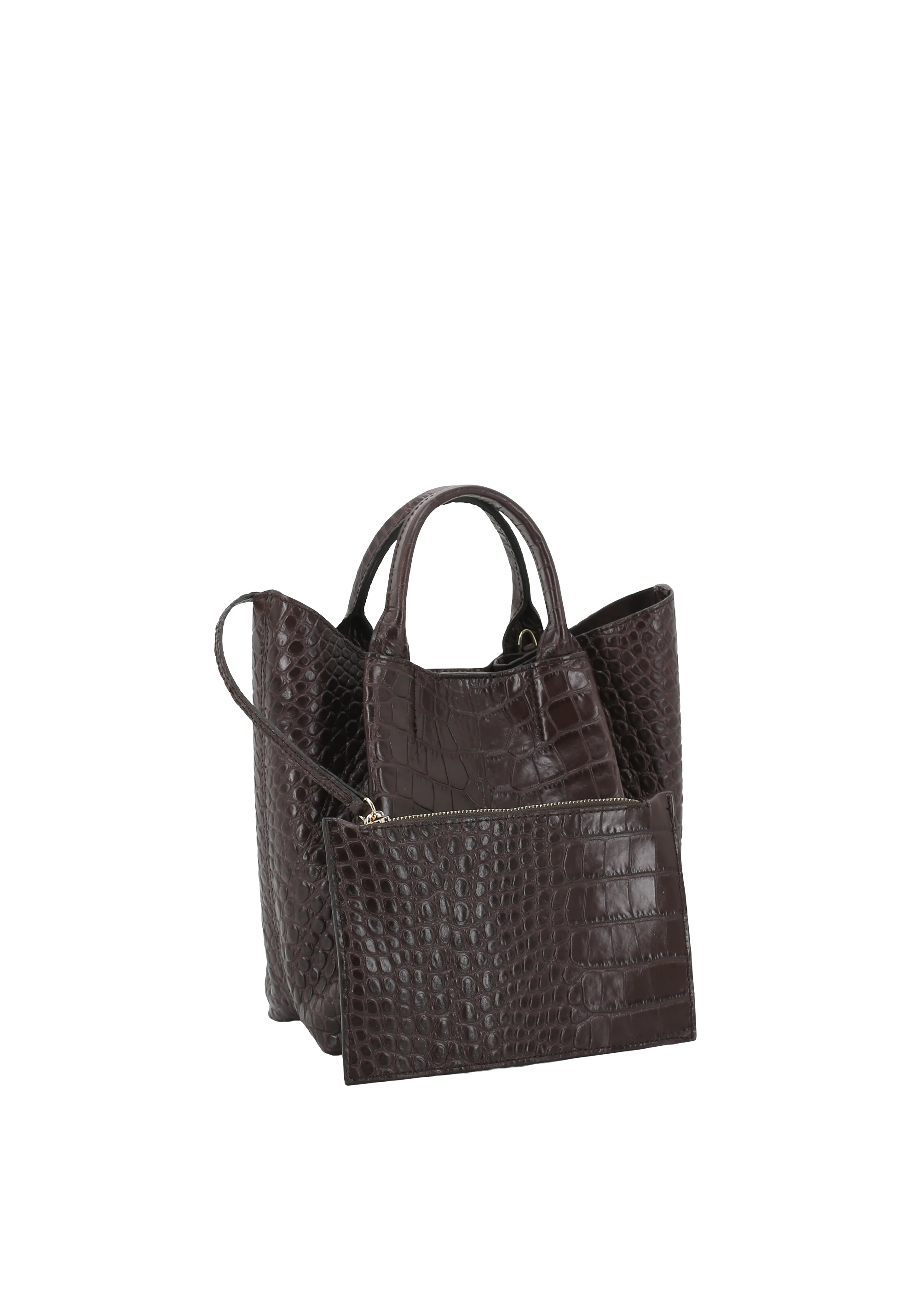 Shopper ESSENTIAL small Leather Cocco Mondial