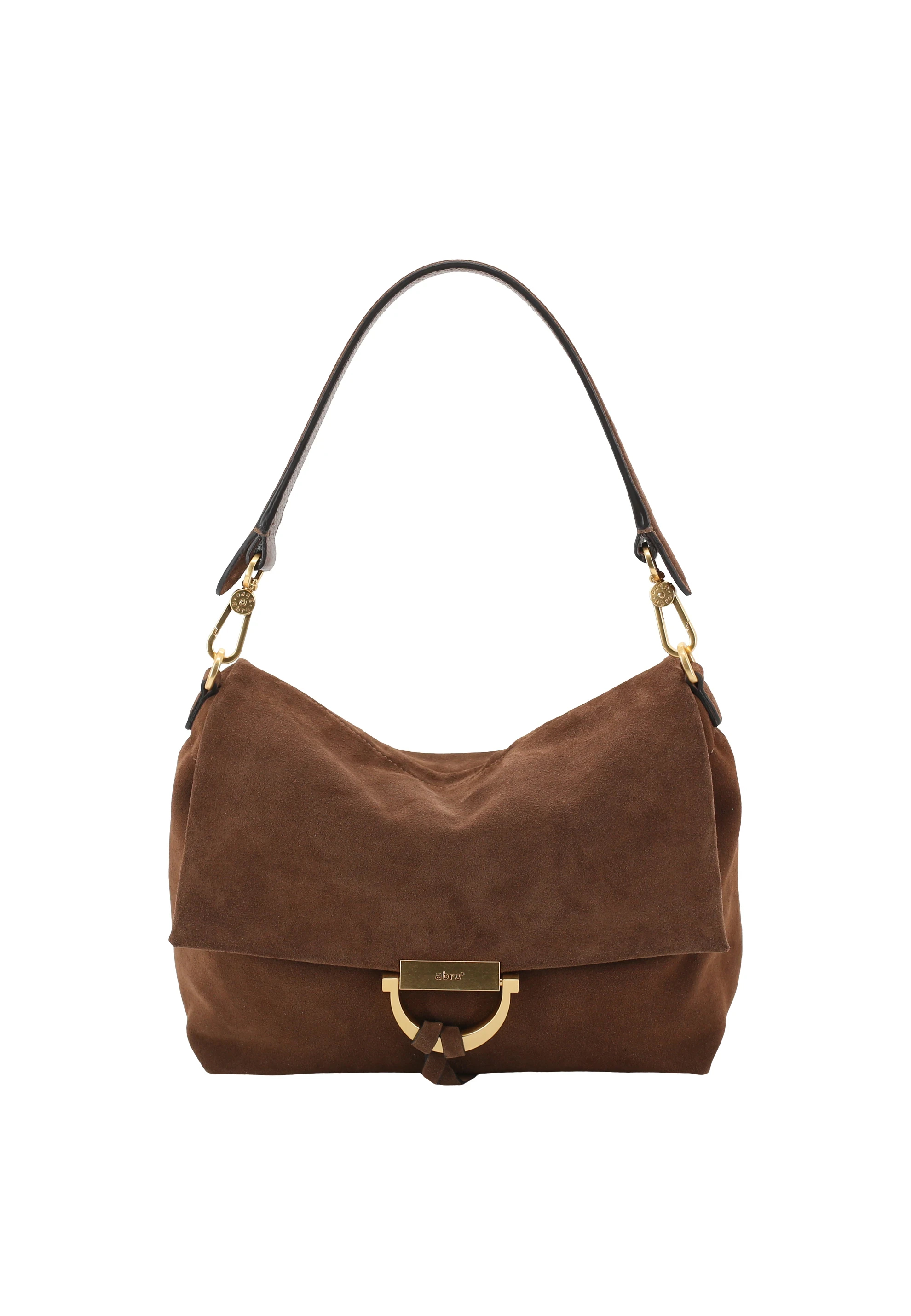 shoulder bag TEMI medium Leather Suede
