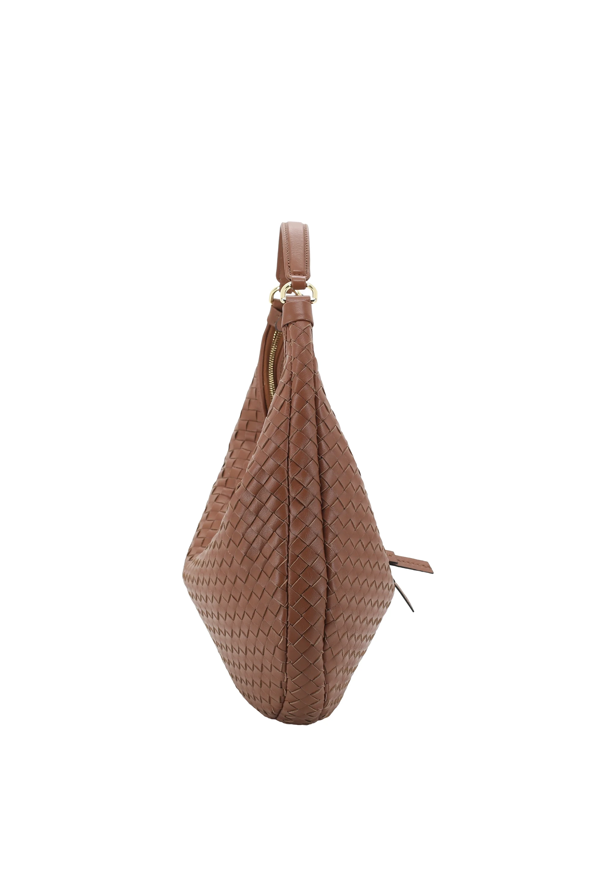 Sac NANA small Cuir Piuma weaving