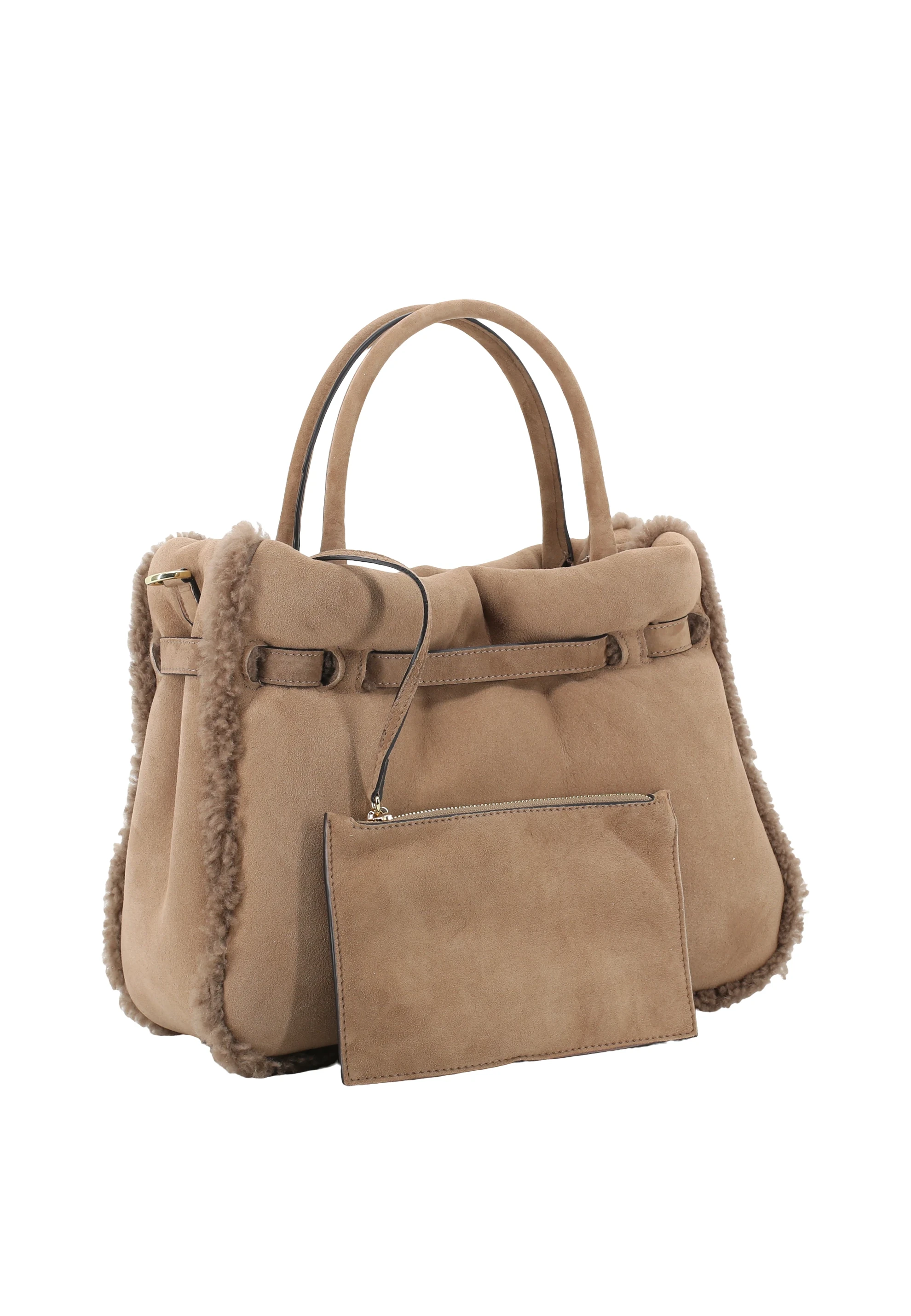 Handtasche JILL Leder Shearling Reversible