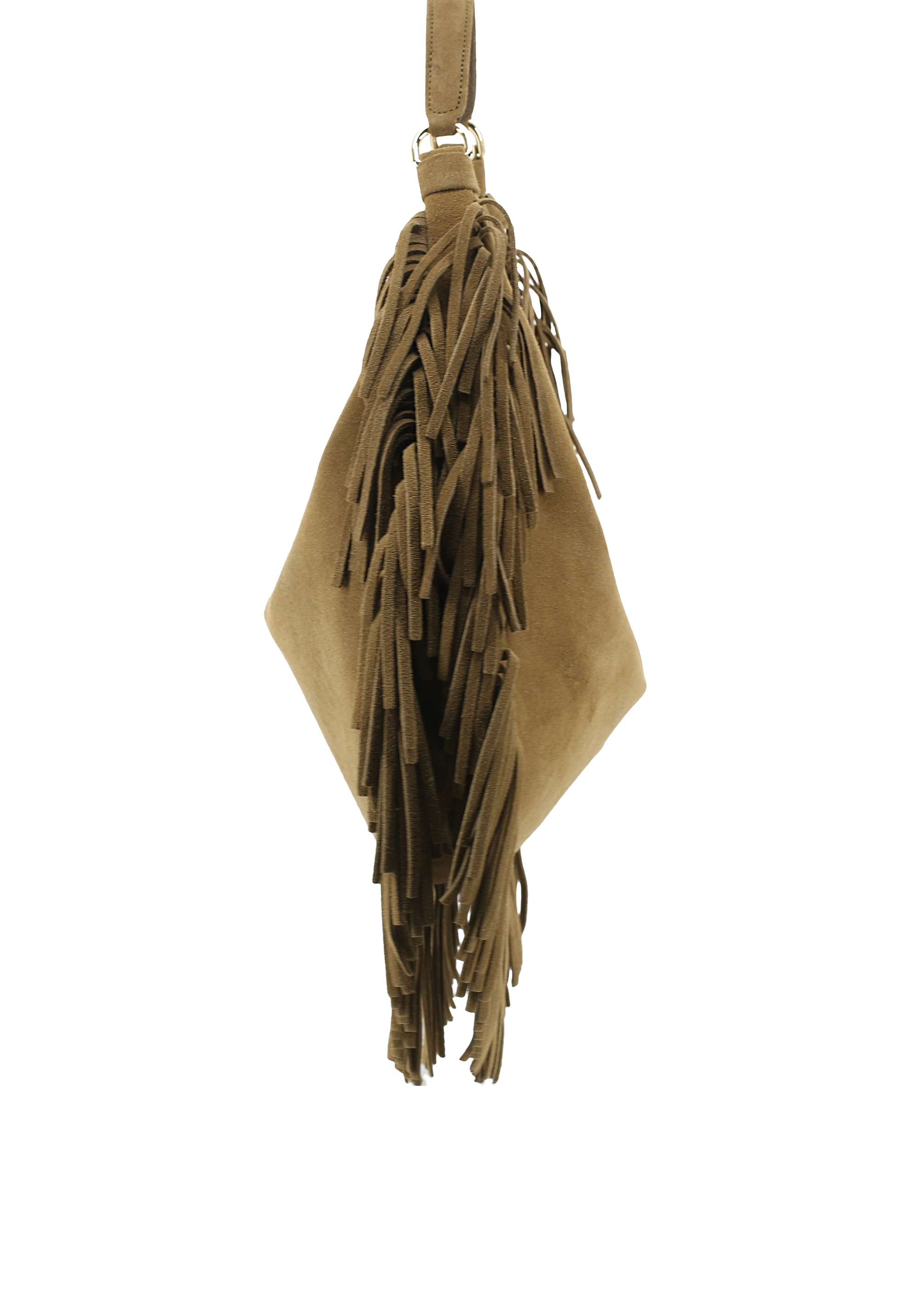 Beutel NANA  Leder Suede fringes