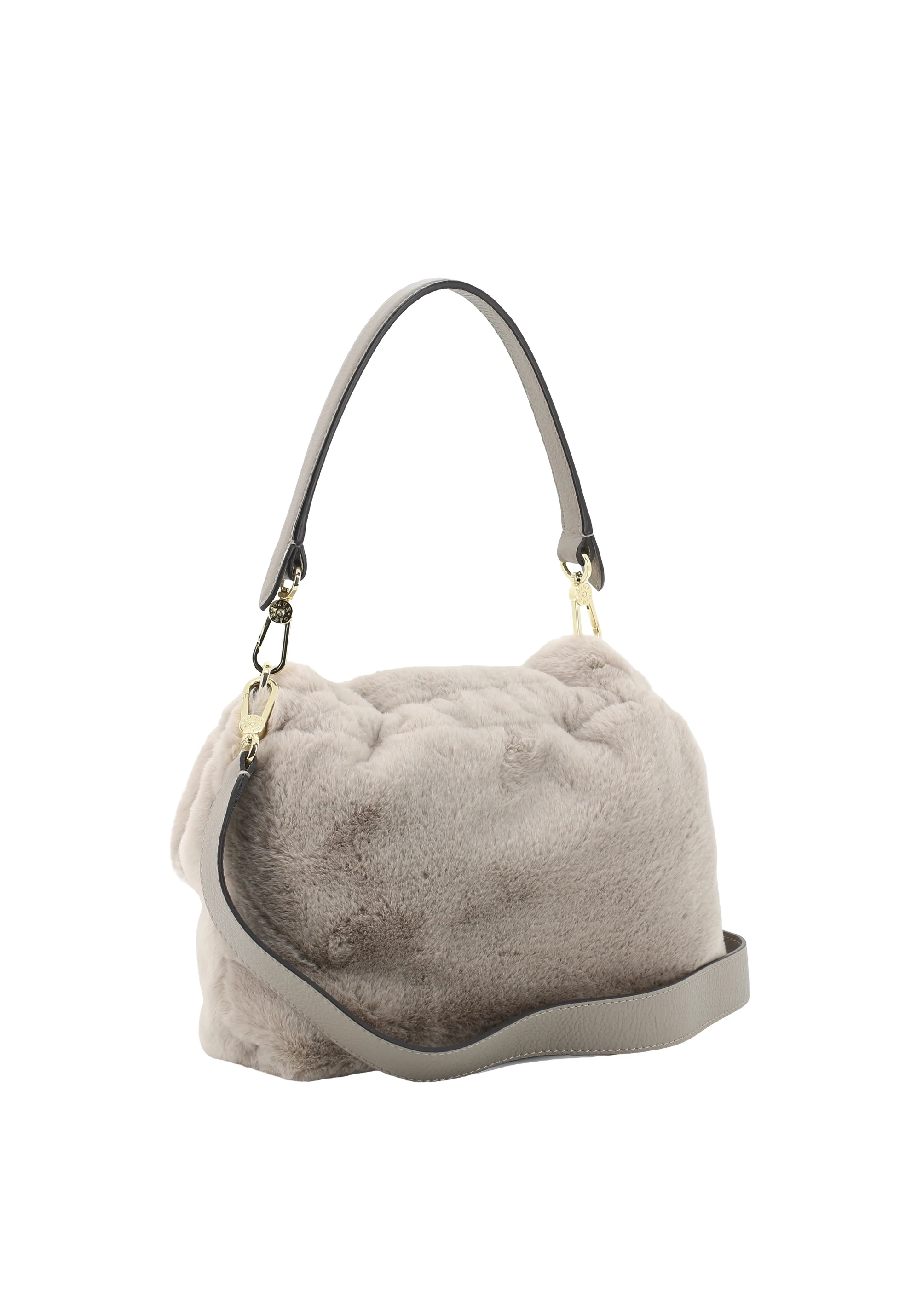borsa a spalla TEMI medium Pelle Eco Fur