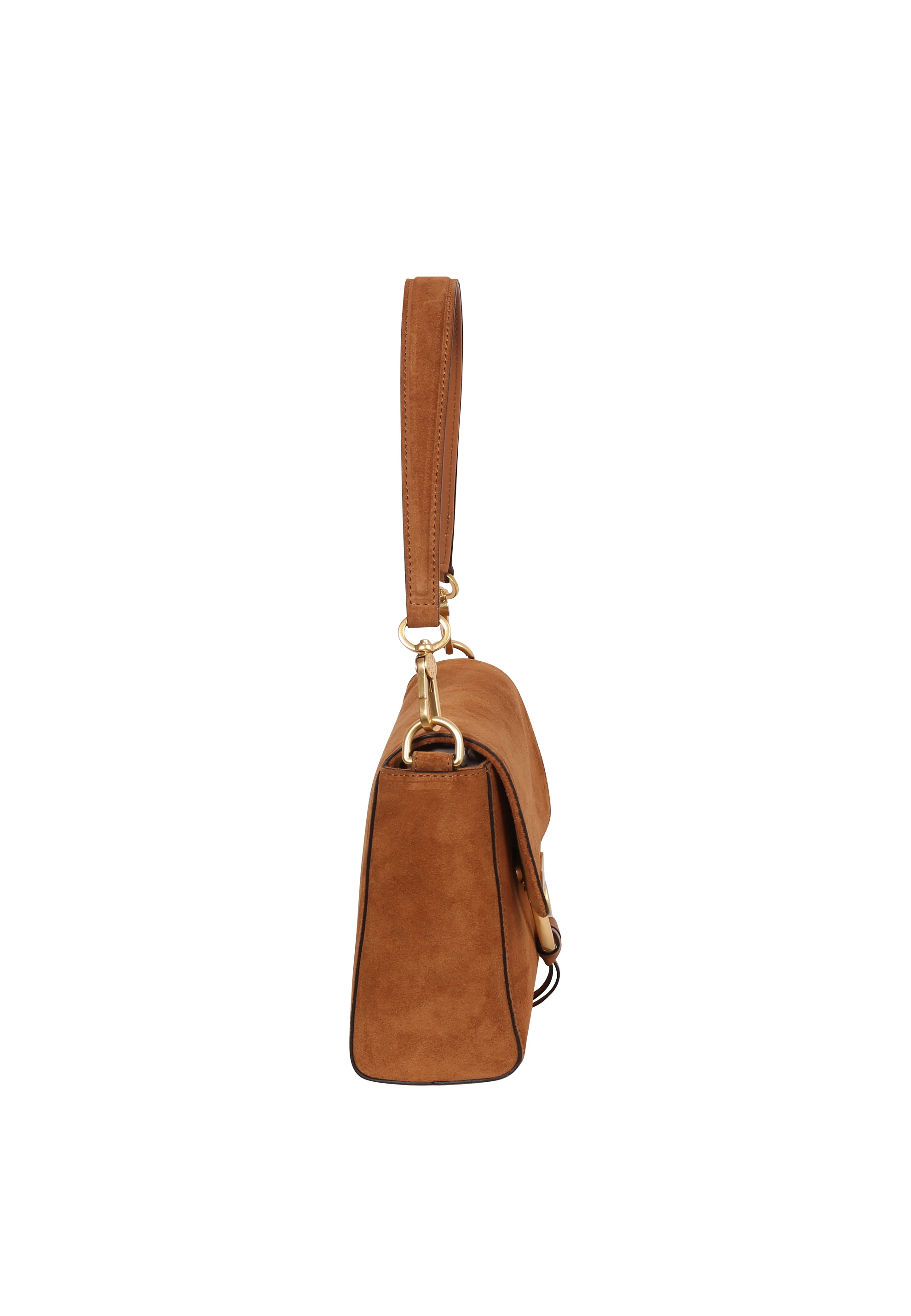 Borsa a spalla TEMI Pelle Suede
