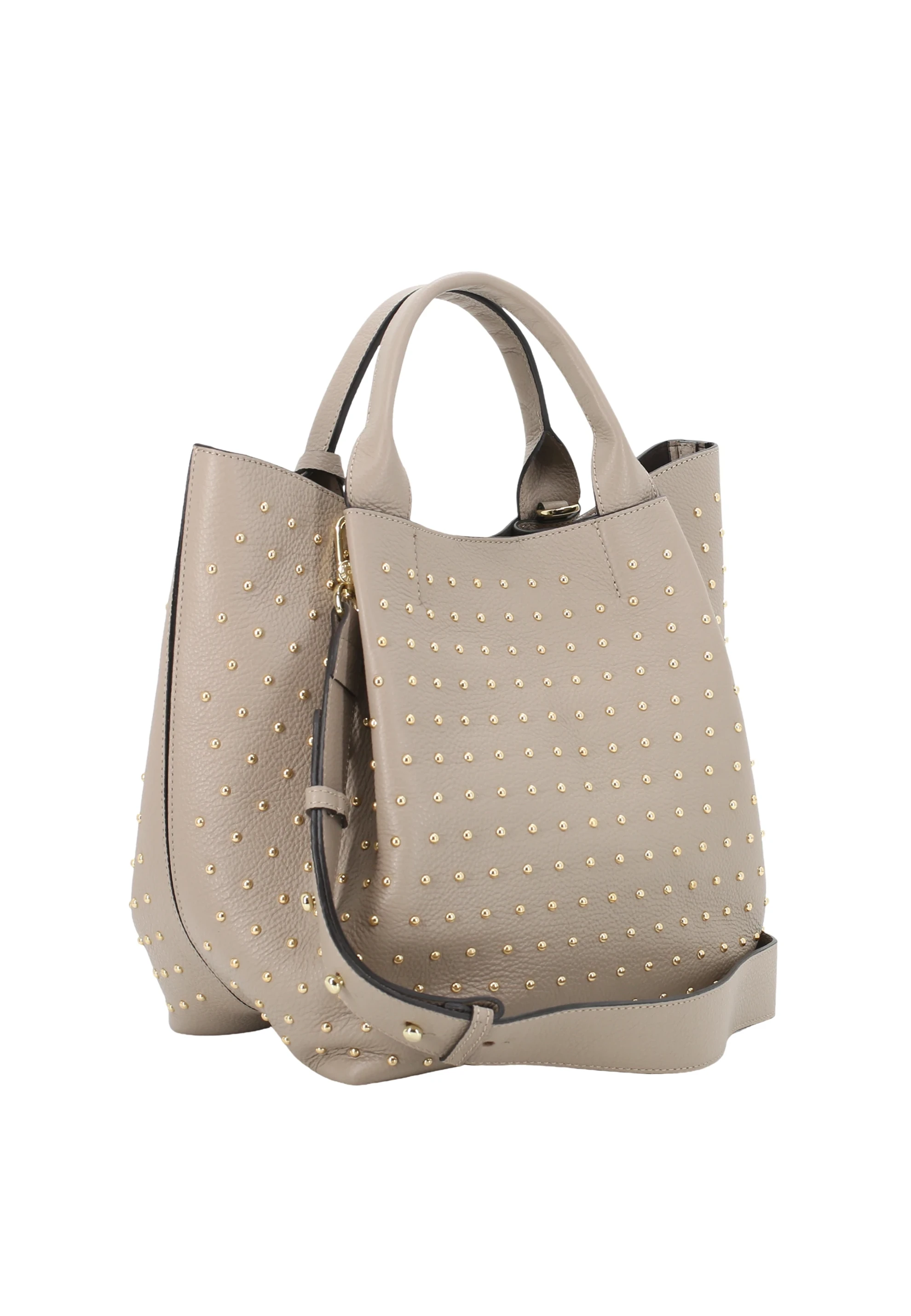 Sac shopping ESSENTAIL studs Cuir Agave