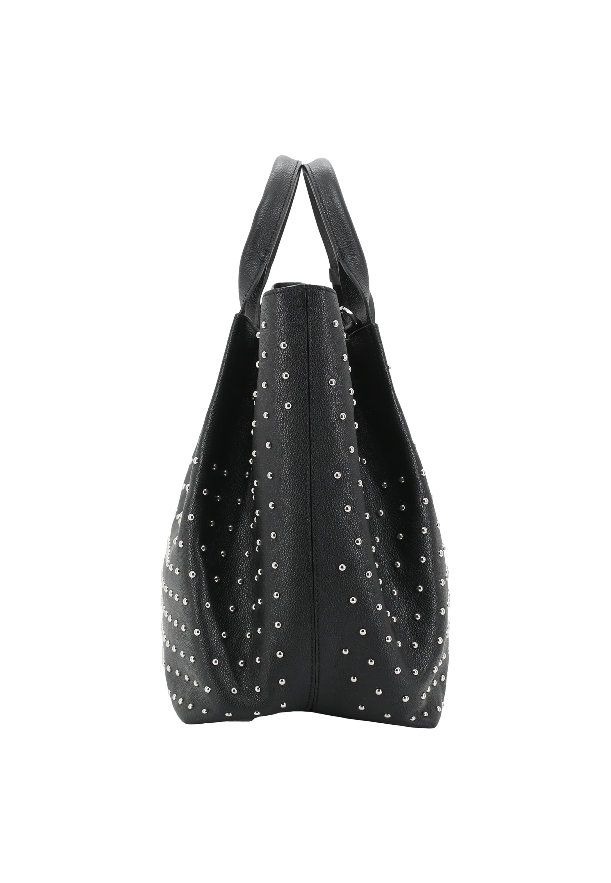 Shopper ESSENTIAL studs medium Leder Agave