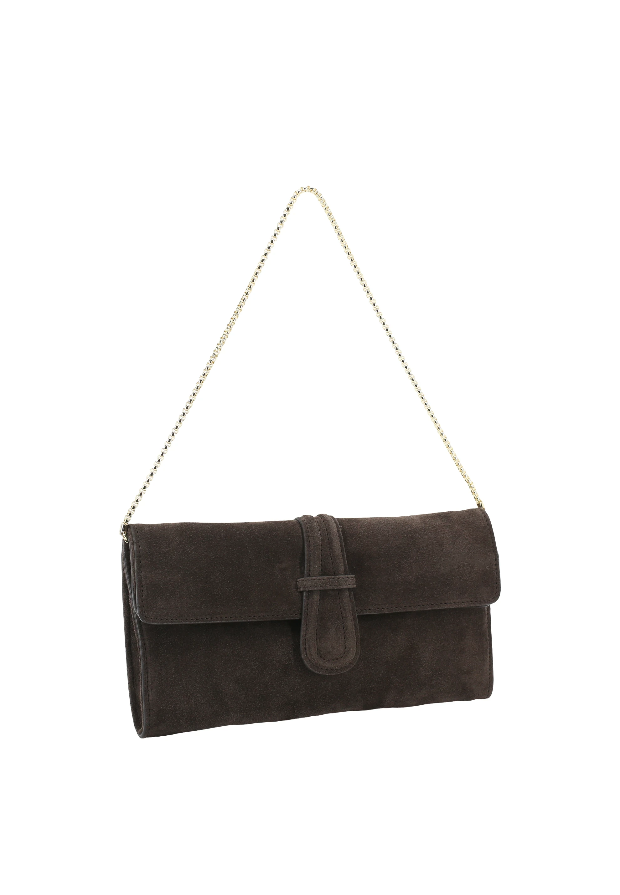 Schultertasche LUNA Leder Suede