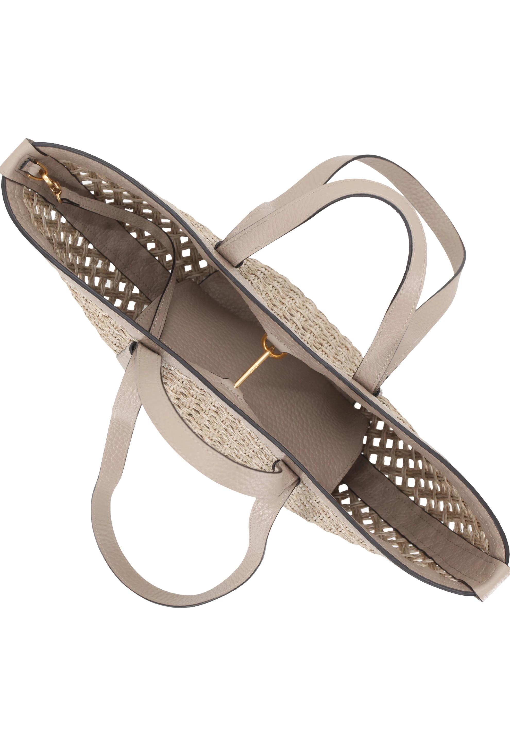 Shopper COSMO medium Raffia/Leder