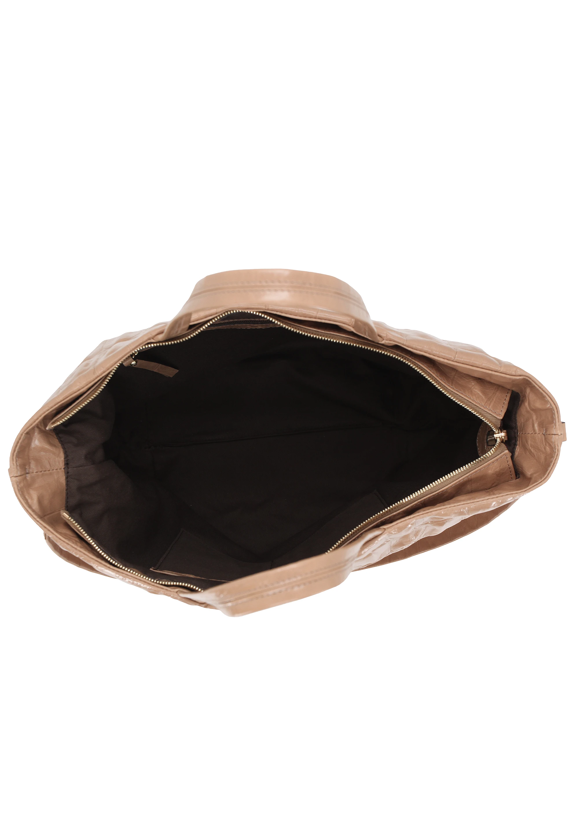 shopper ALBA Leather Maxxi Cocco