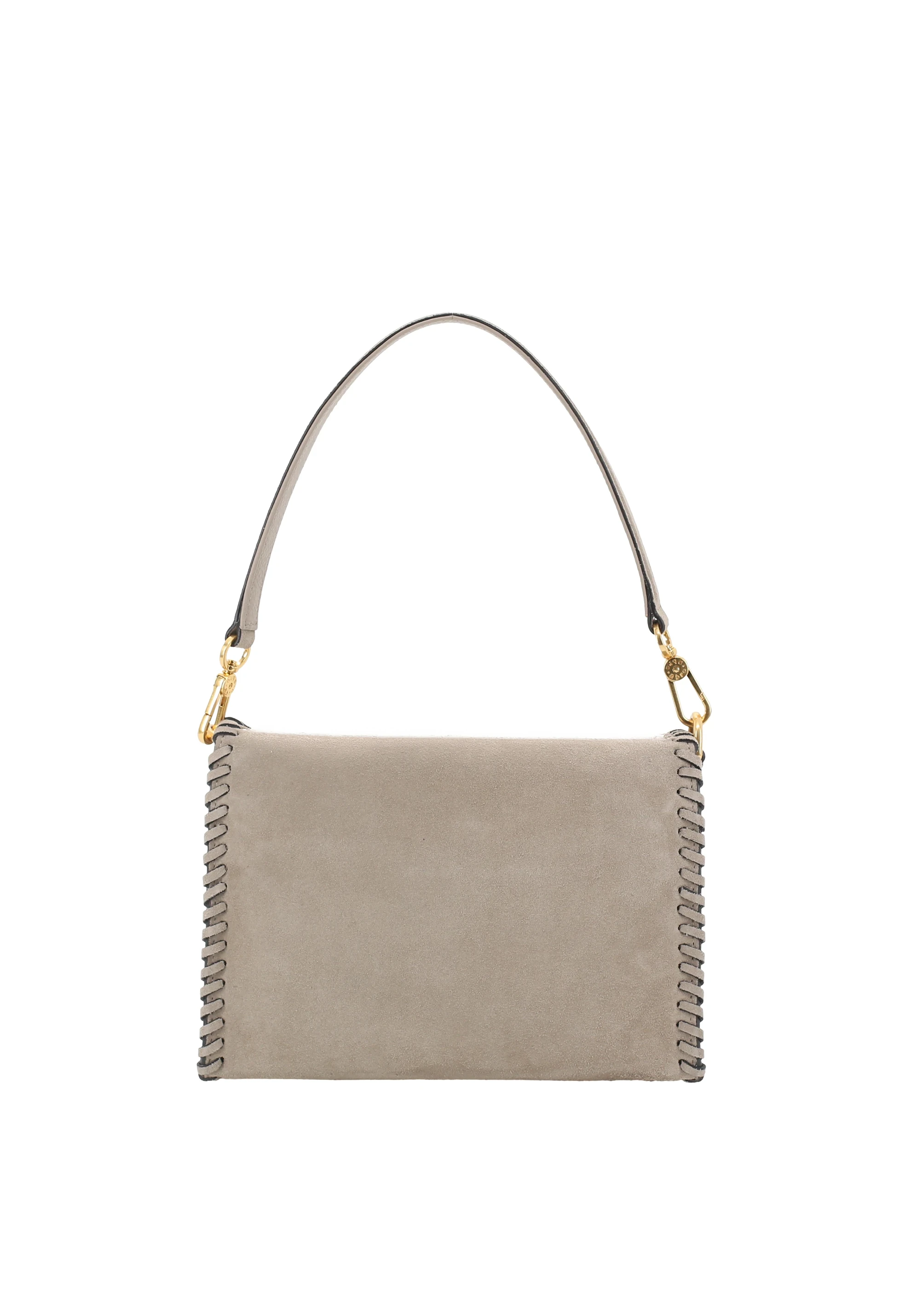 Shoulder bag TEMI STITCH Leather Suede