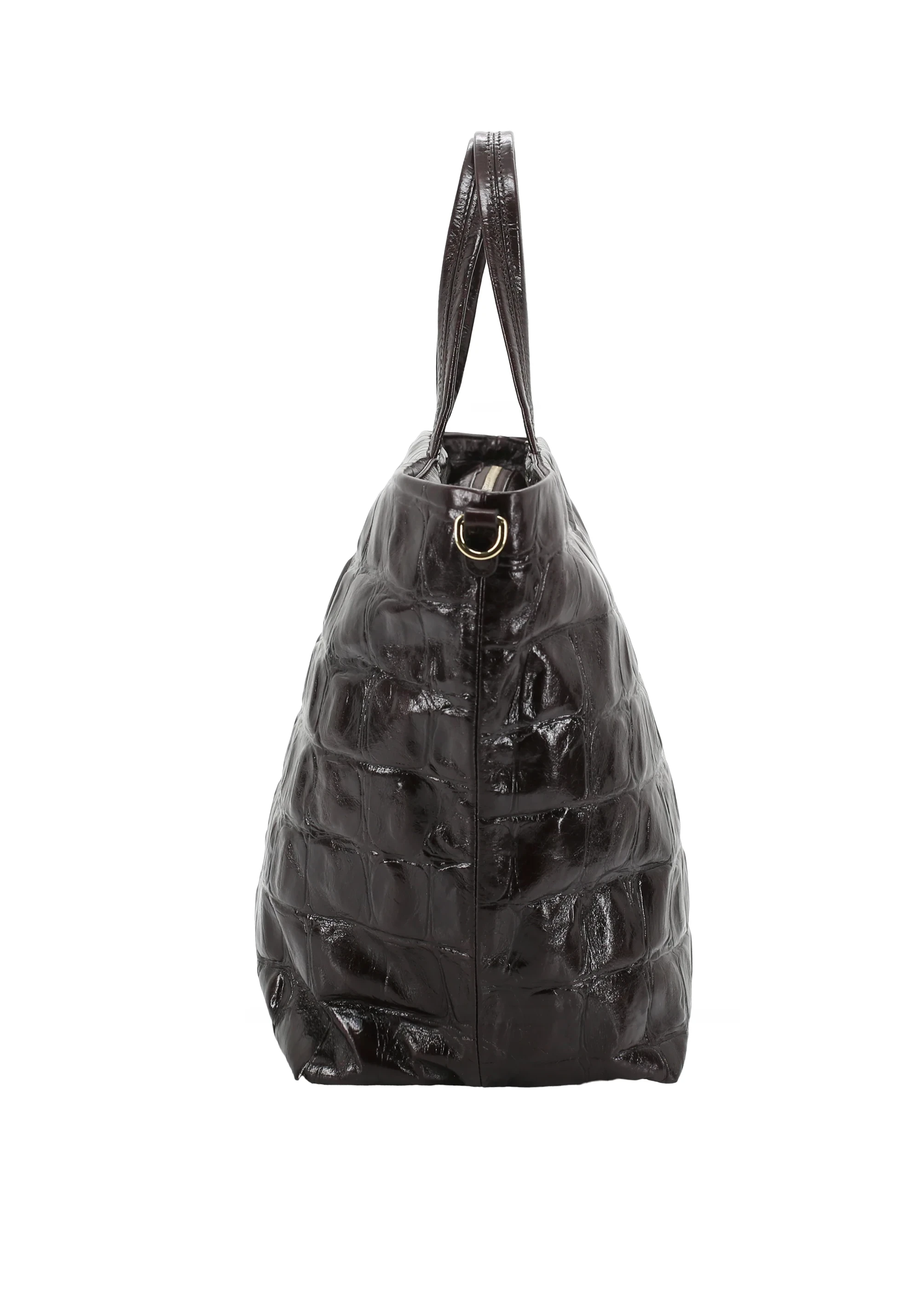 shopper ALBA Leather Maxxi Cocco