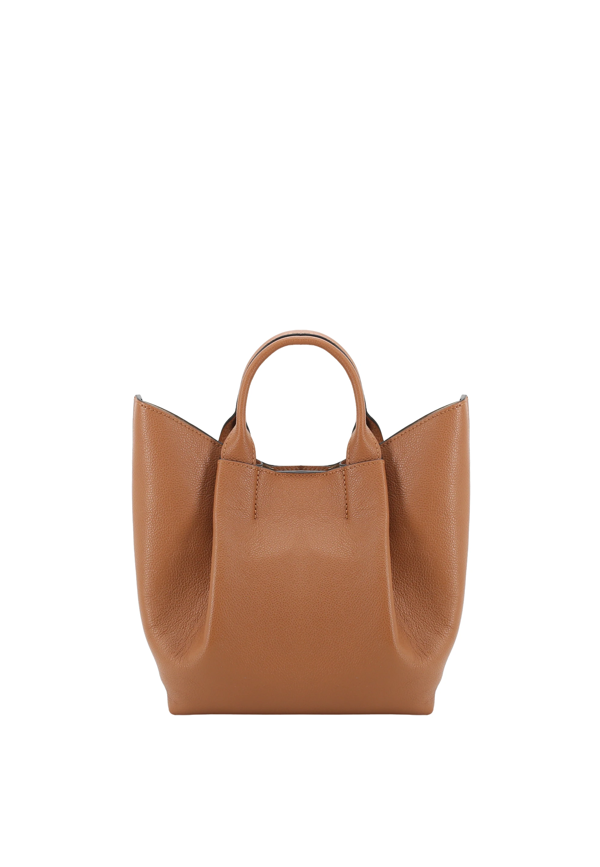 Shopper ESSENTIAL small Leather Agave