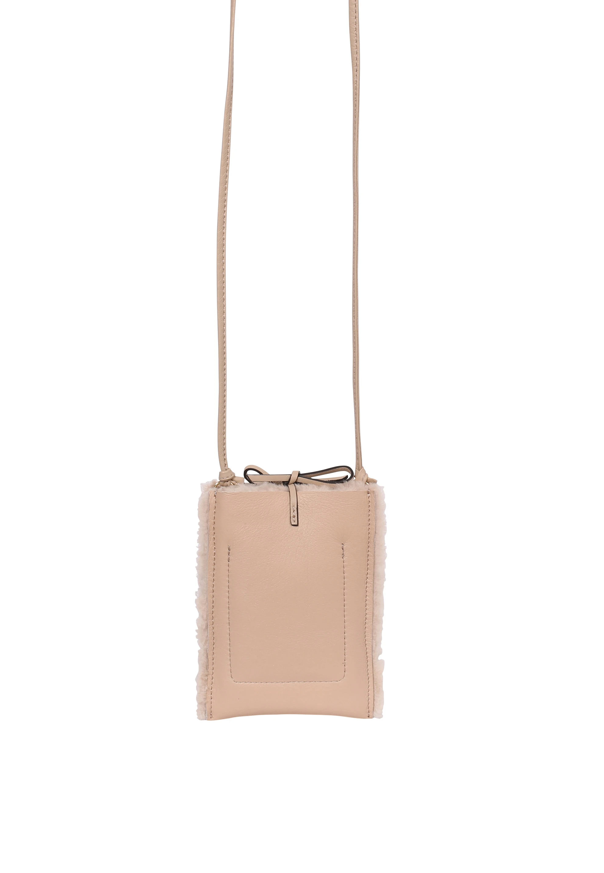 Phone bag RAQUEL Leather Shearling reversible