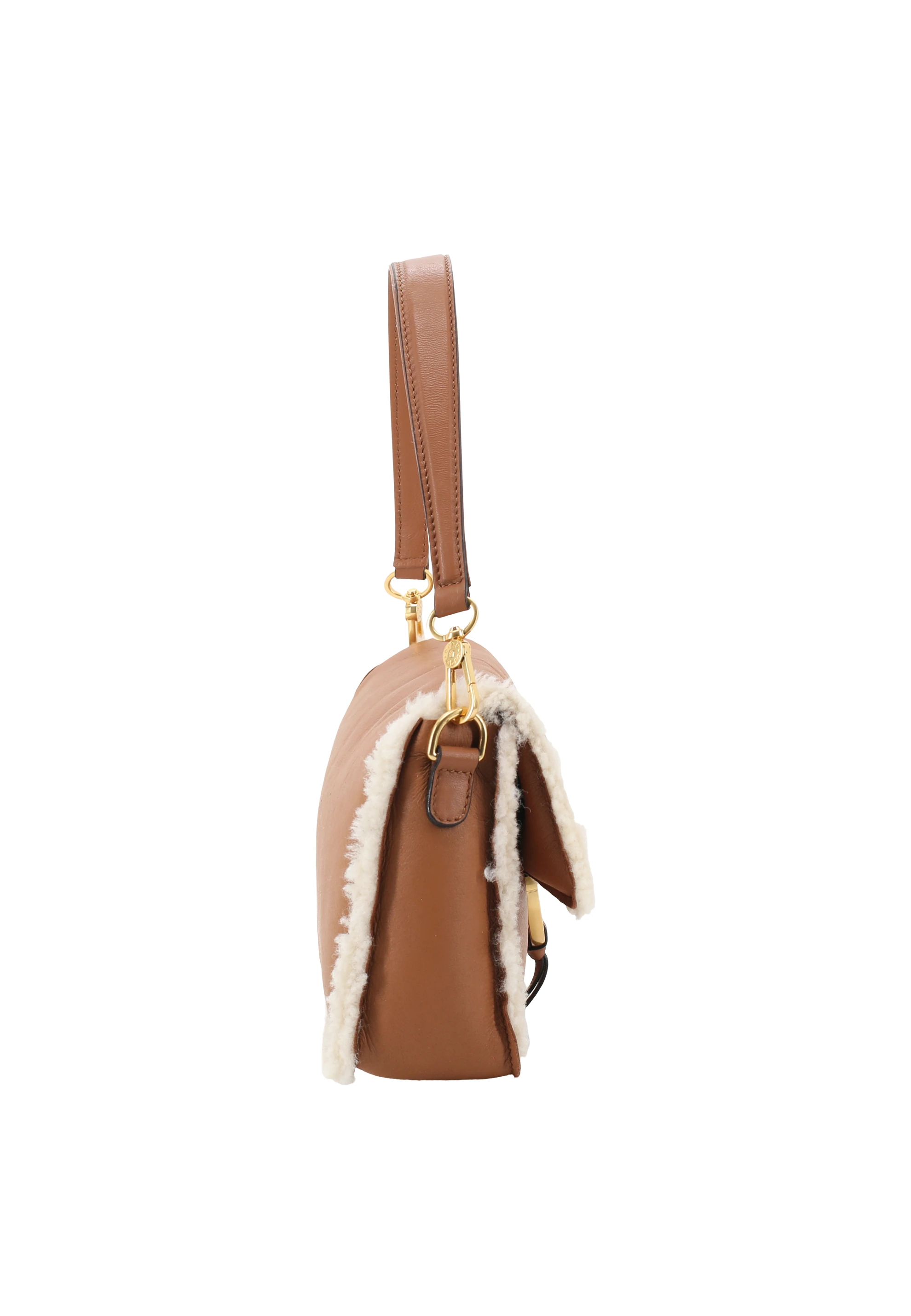 Bolso de hombro TEMI Piel Shearling reversible