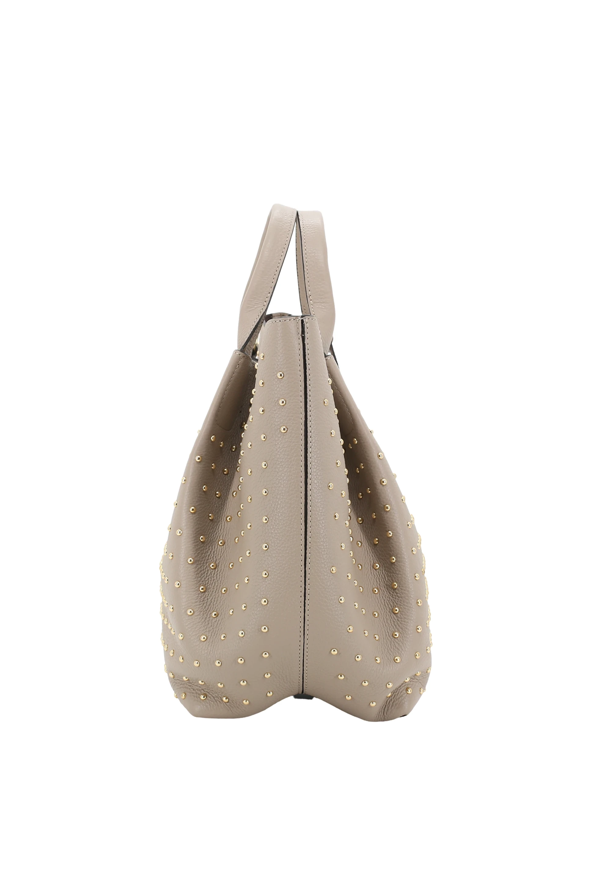 Sac shopping ESSENTAIL studs Cuir Agave