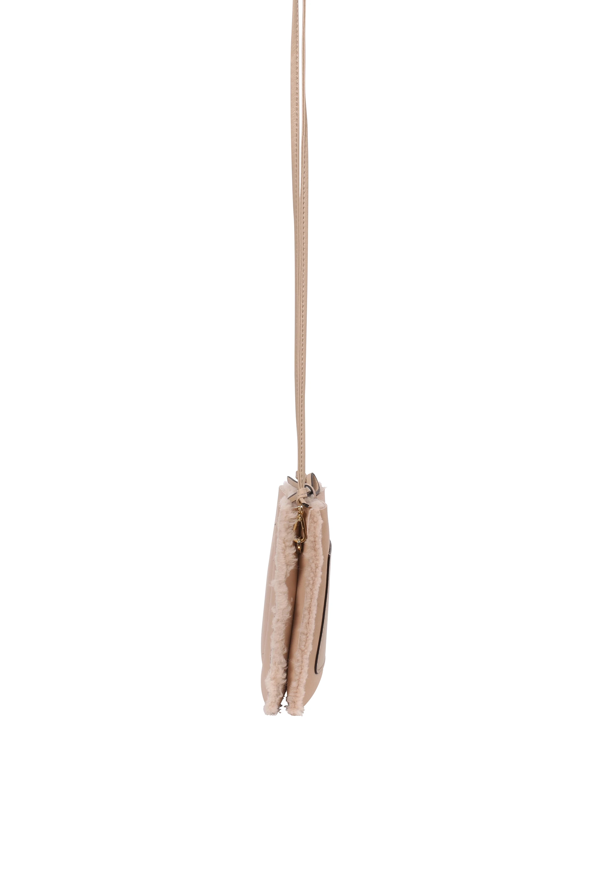 Phone bag RAQUEL Leather Shearling reversible
