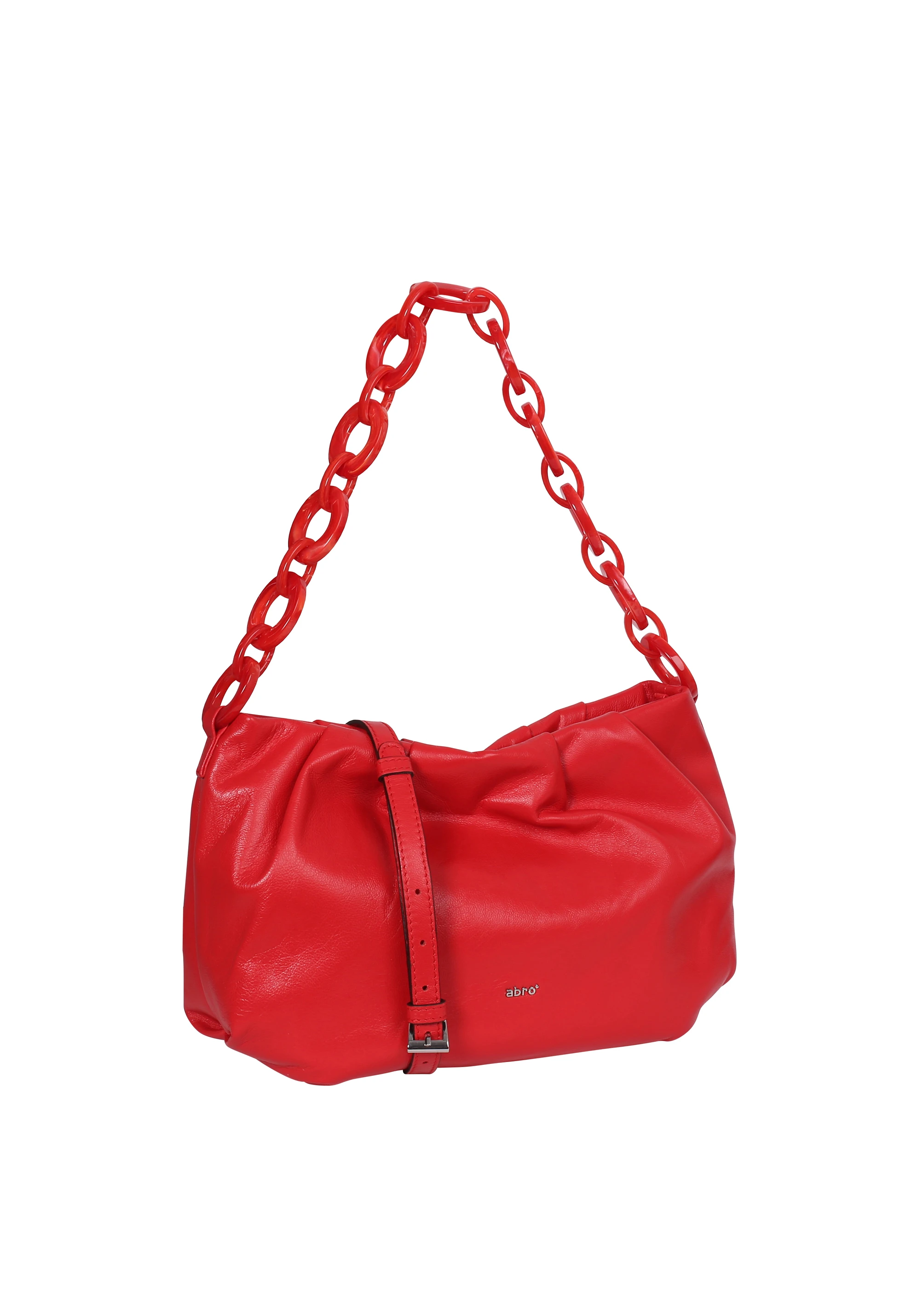 Schultertasche DAYA Leder Piuma lucido
