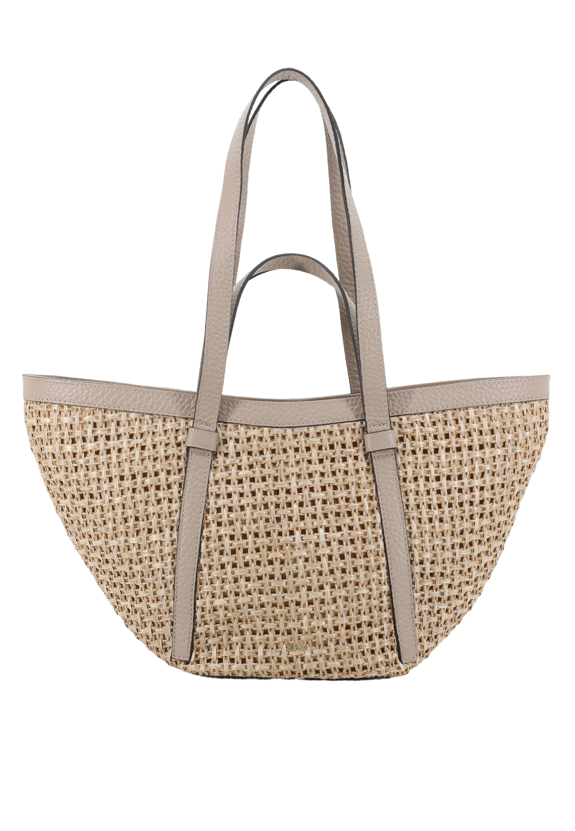 Shopper COSMO medium Raffia/piel