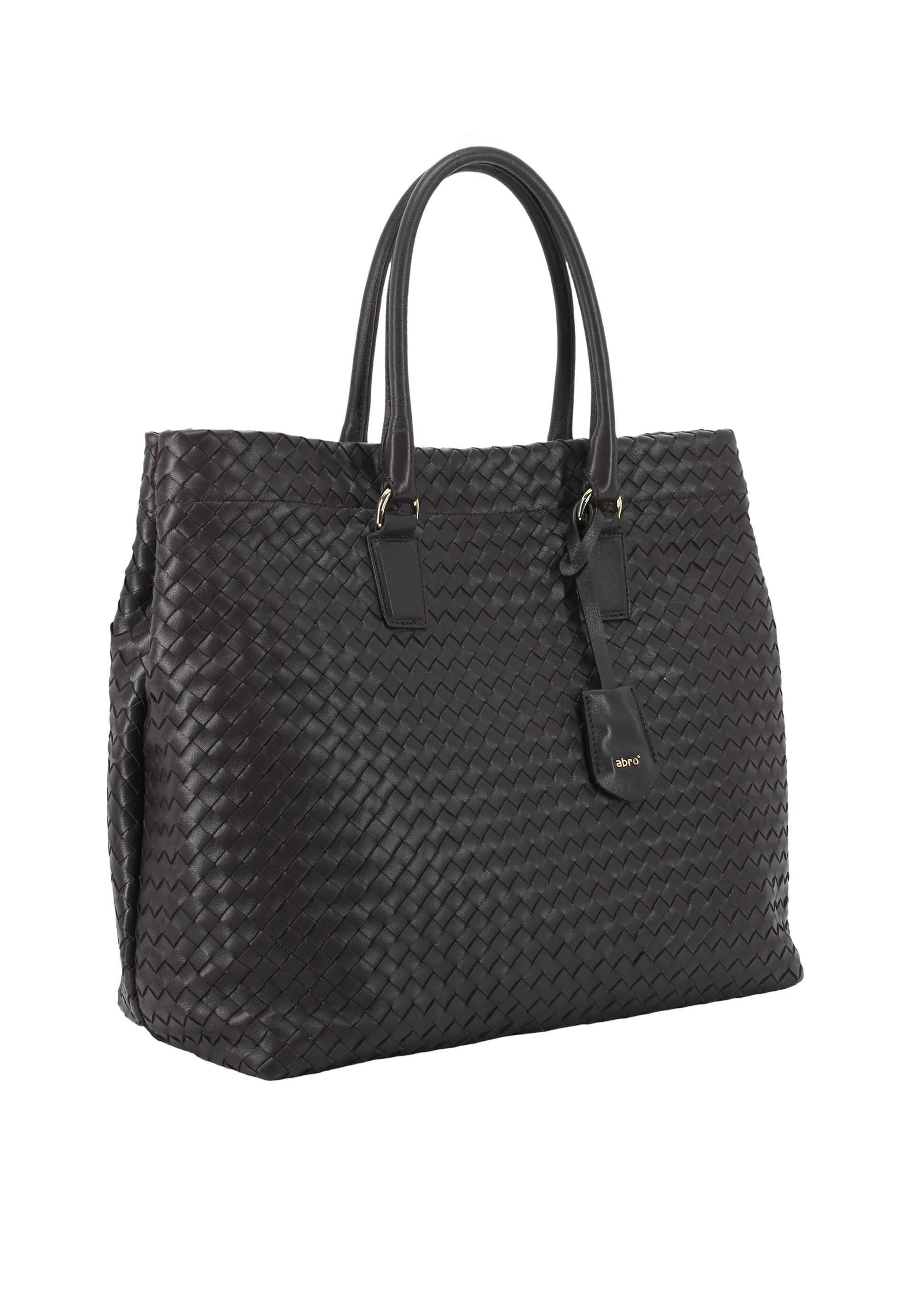 Shopper ROOFTOP Leather Piuma weaving