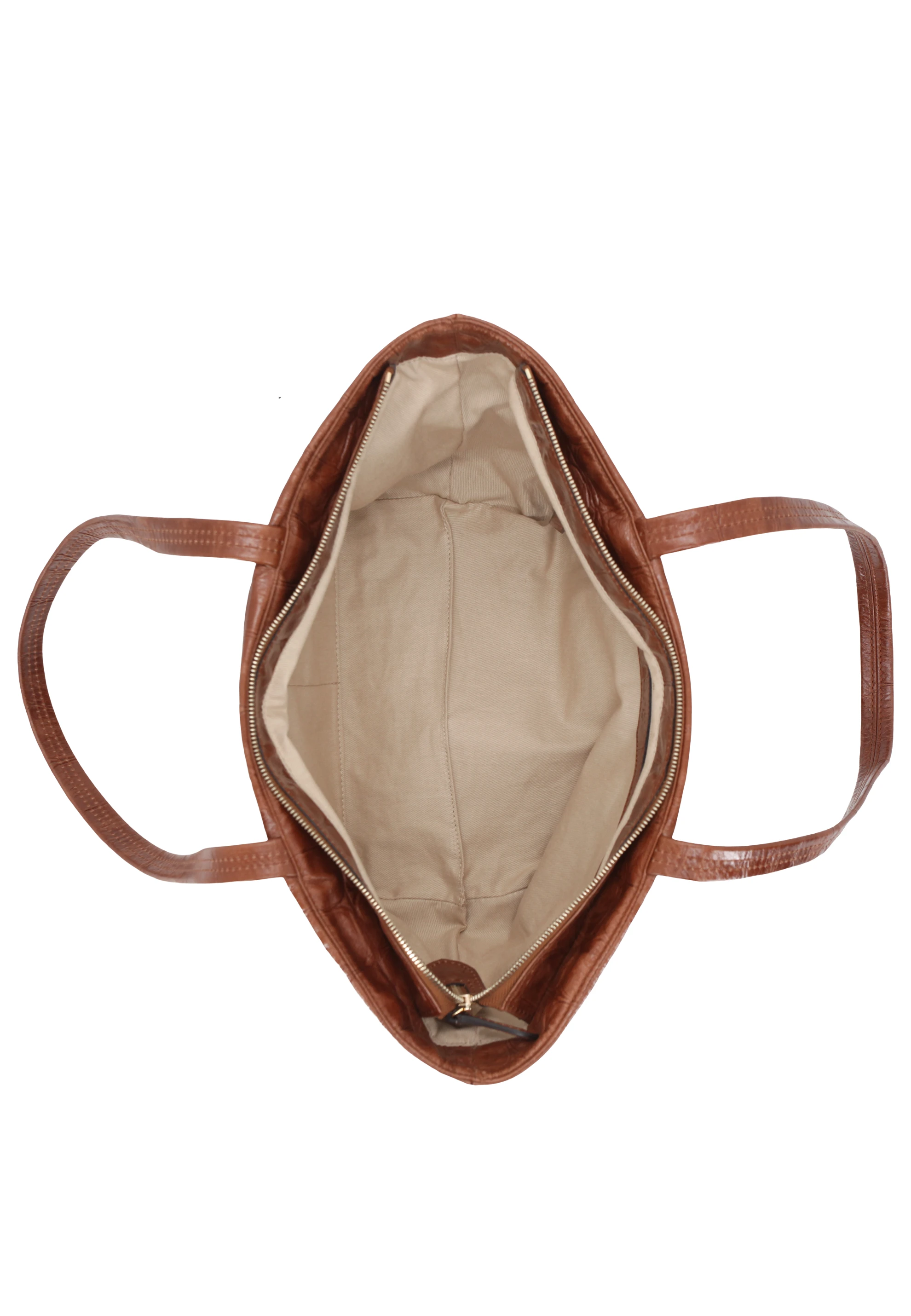 shopper ALBA Leather Maxi Cocco