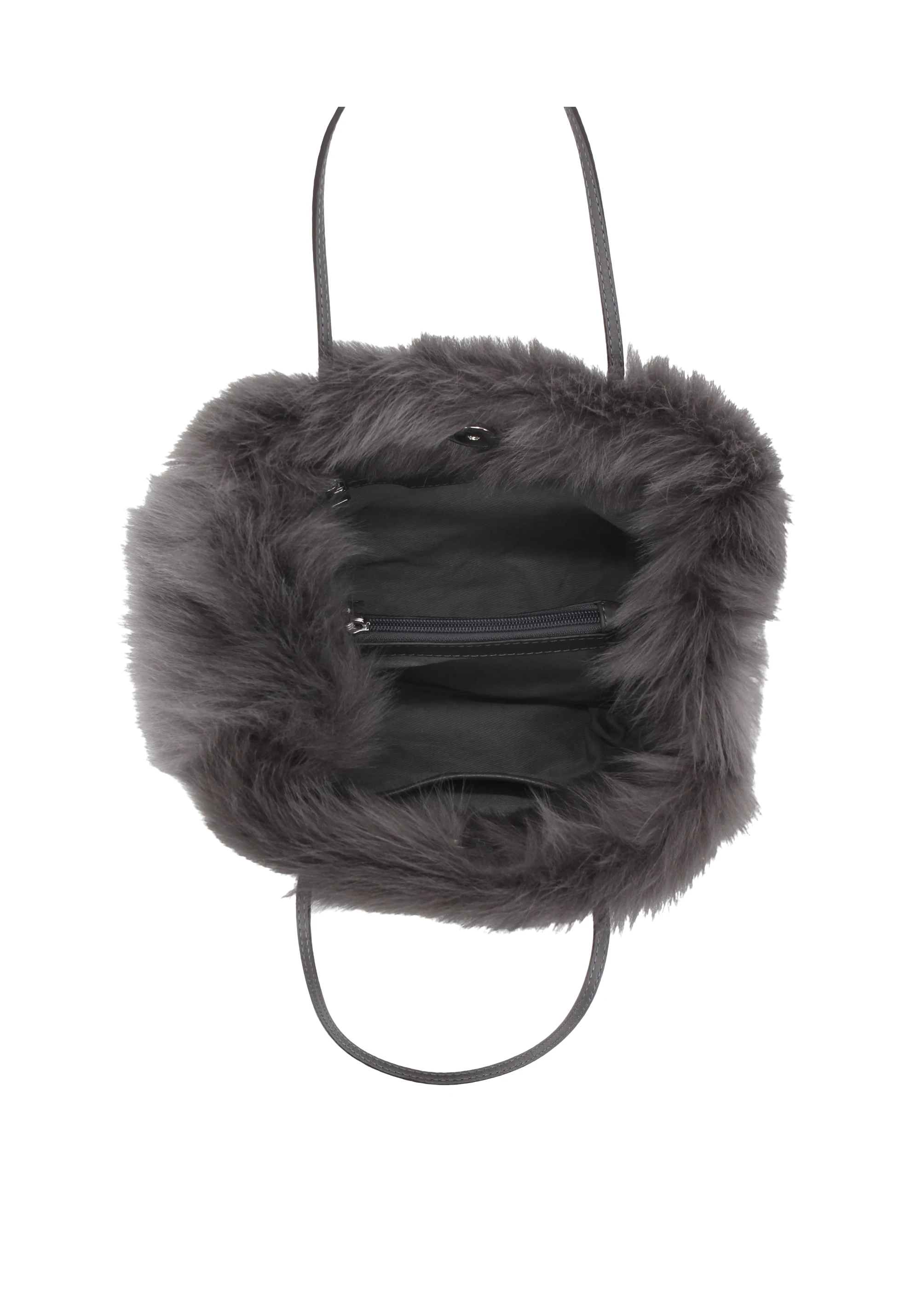 Handtasche NOELLE Leder Shearling LH