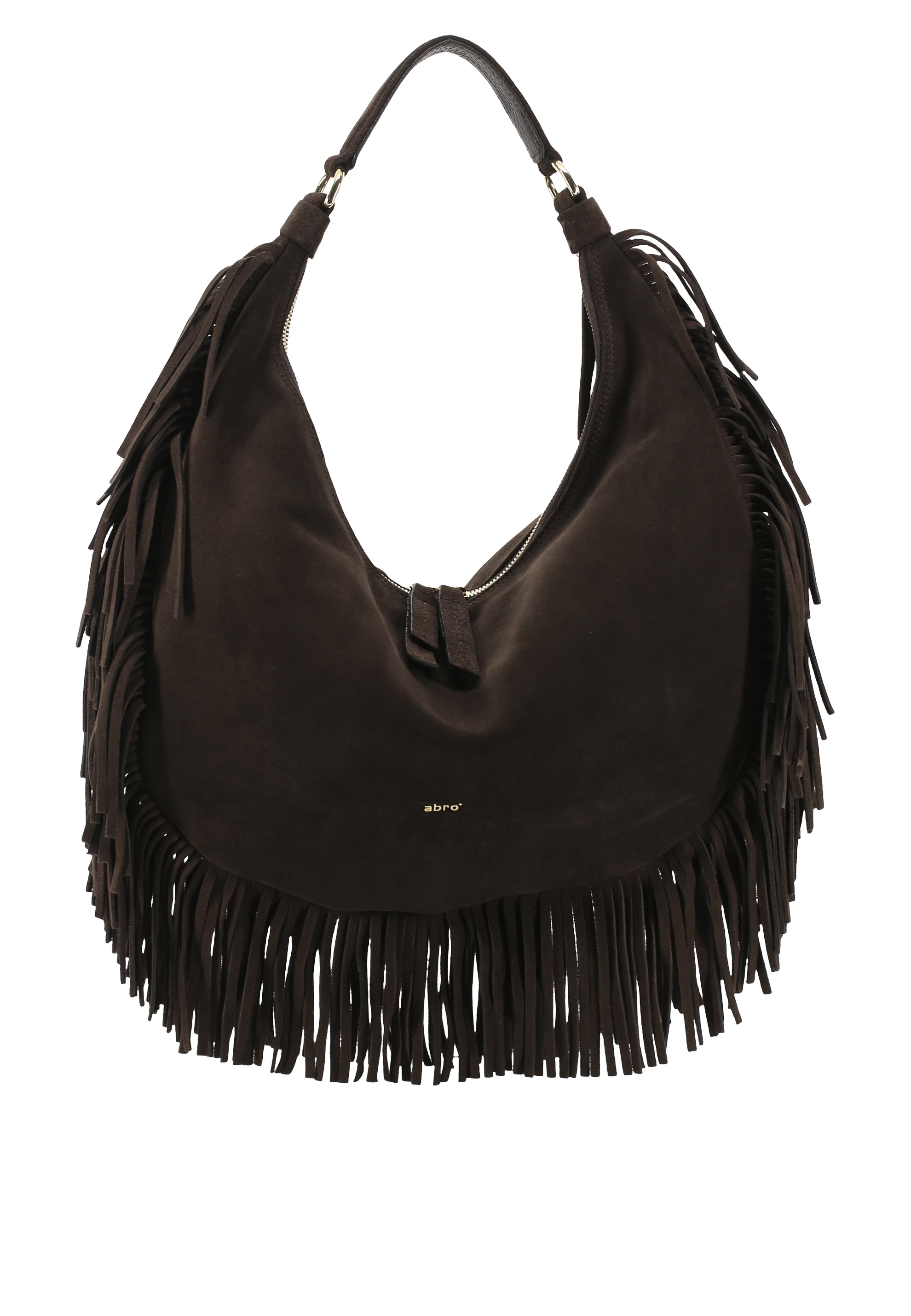 Beutel NANA  Leder Suede fringes