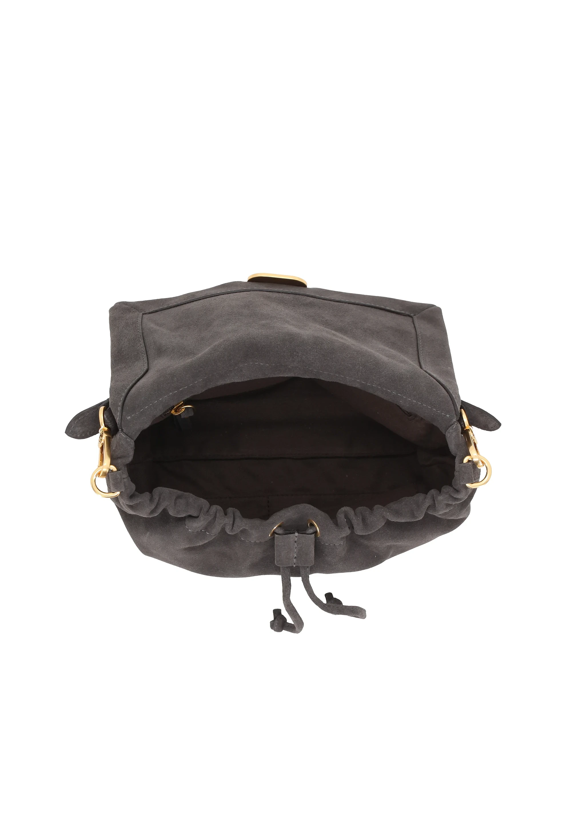 shoulder bag TEMI medium Leather Suede