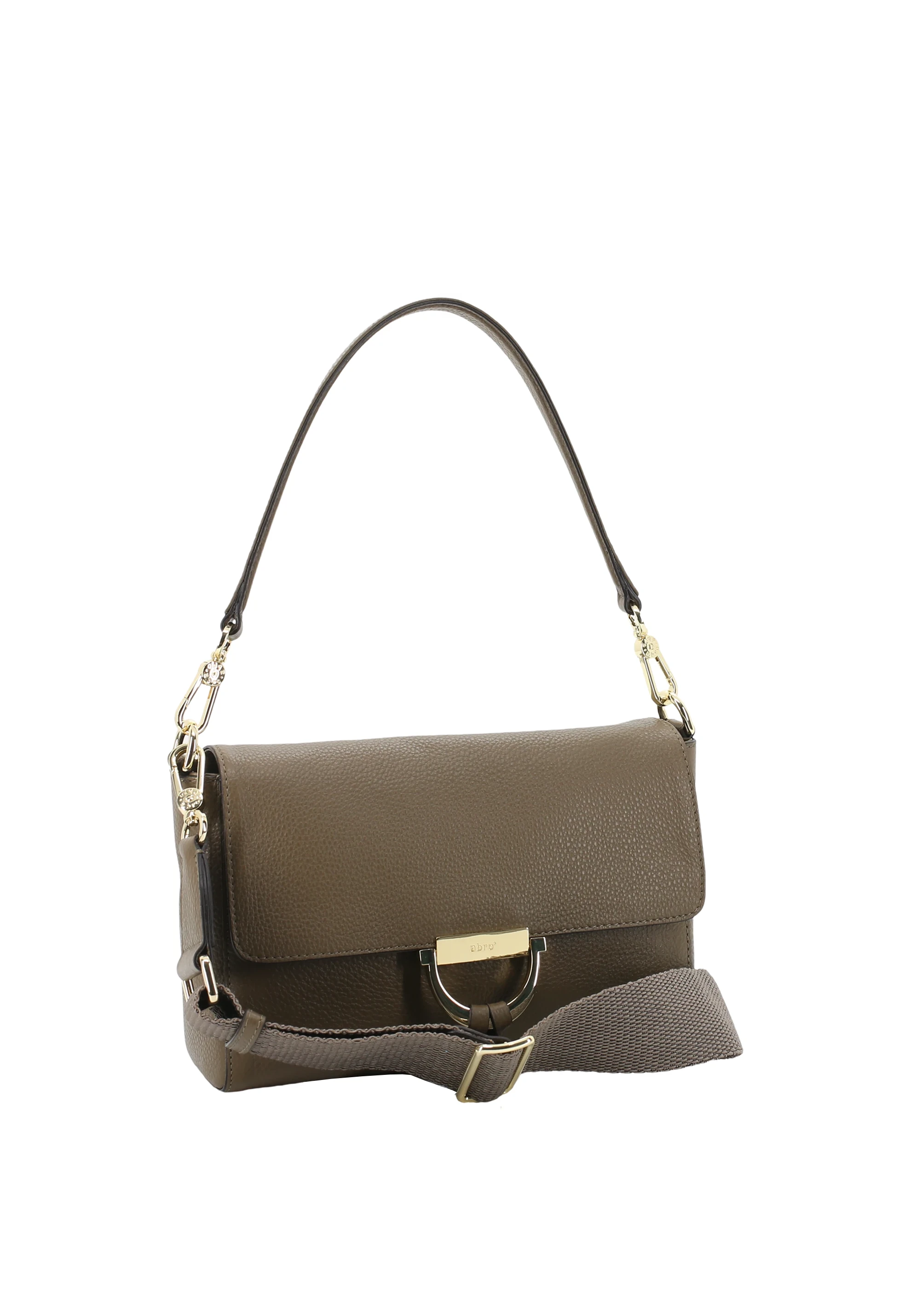 Schultertasche TEMI Leder Agave
