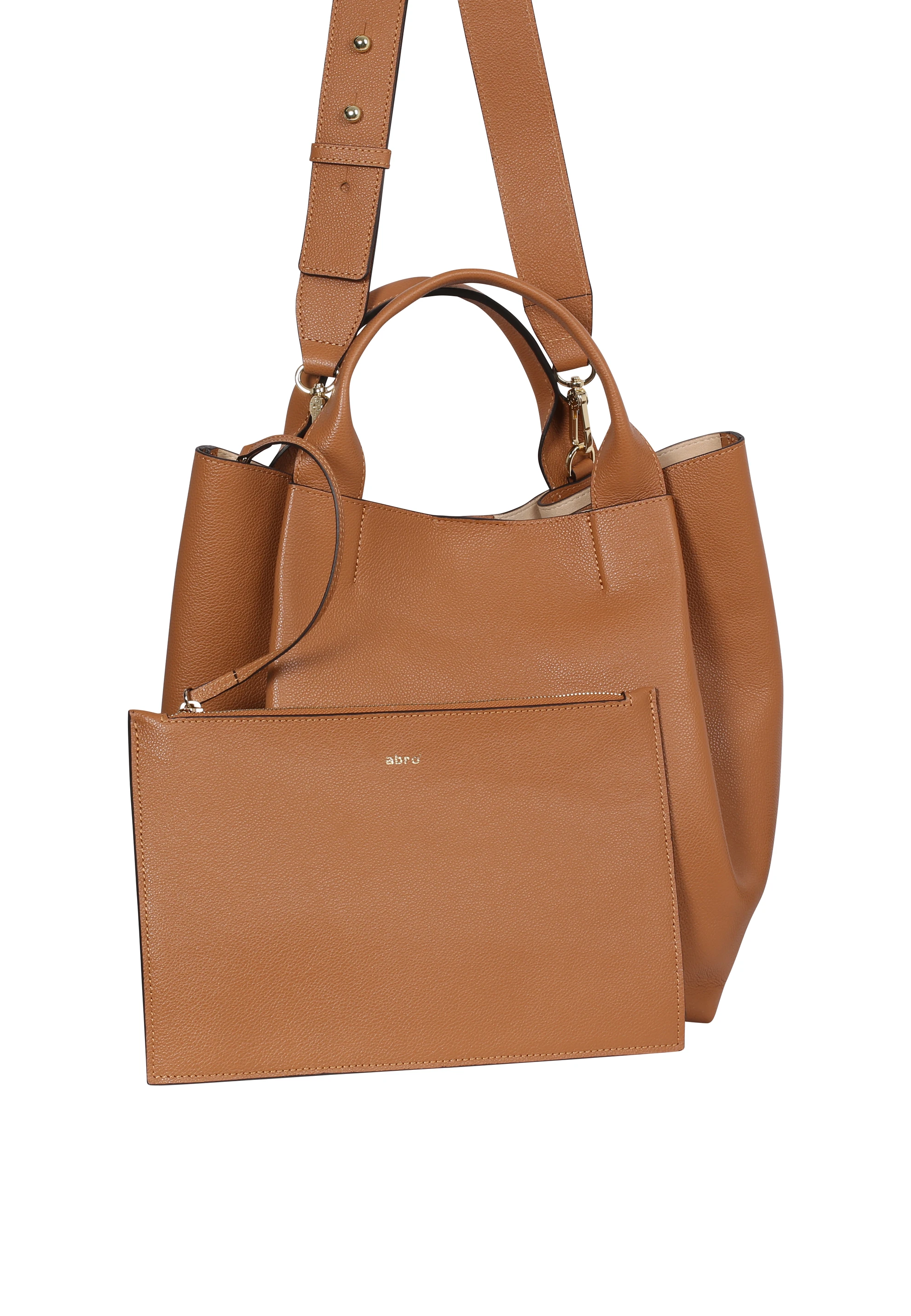 Shopper ESSENTIAL medium Leder Agave