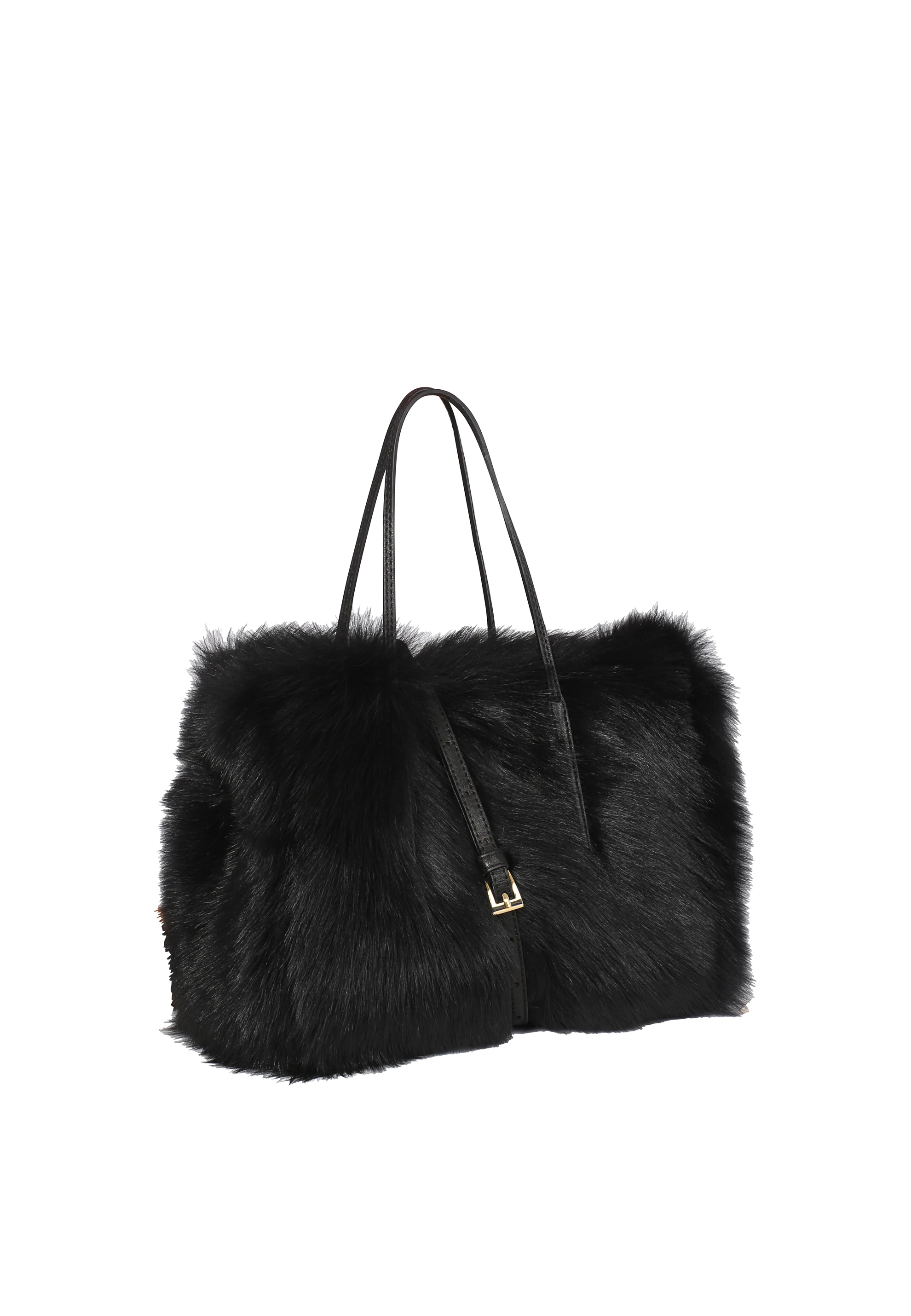 Handbag NOELLE Leather Shearling LH