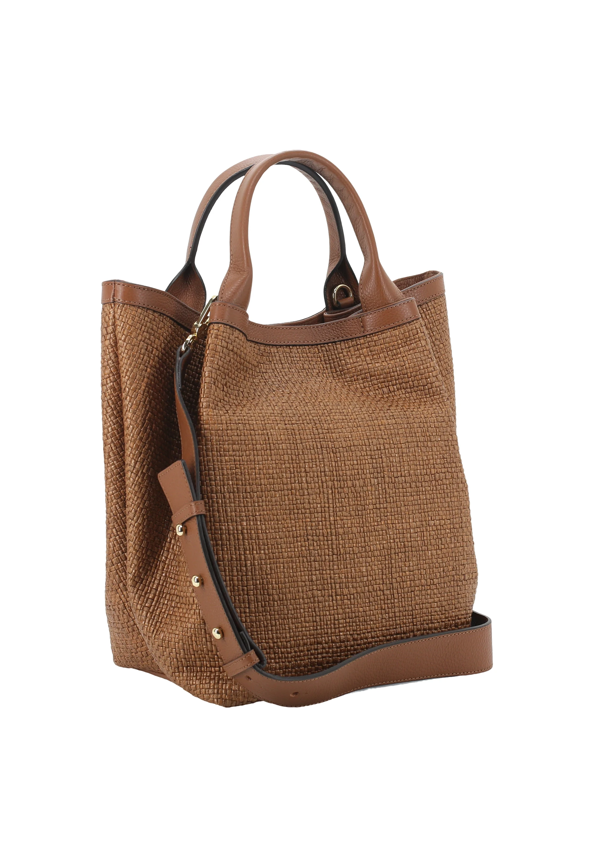 Shopper ESSENTIAL medium Raffia intreccio