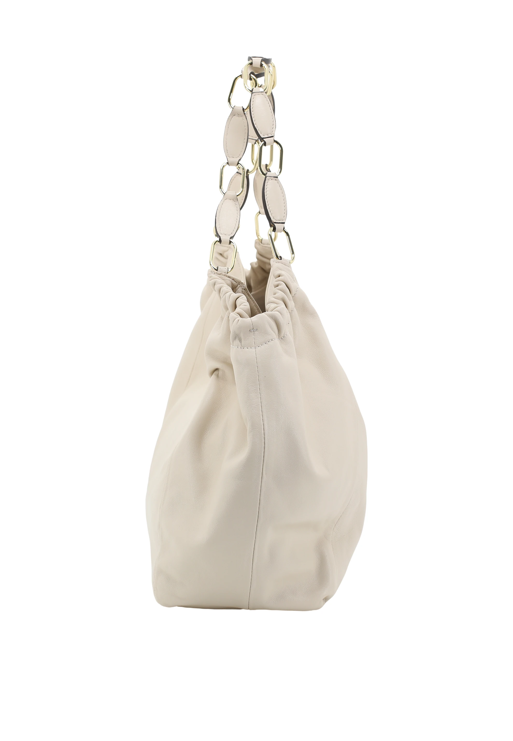 Shopper ZAYA Leather Piuma lucido