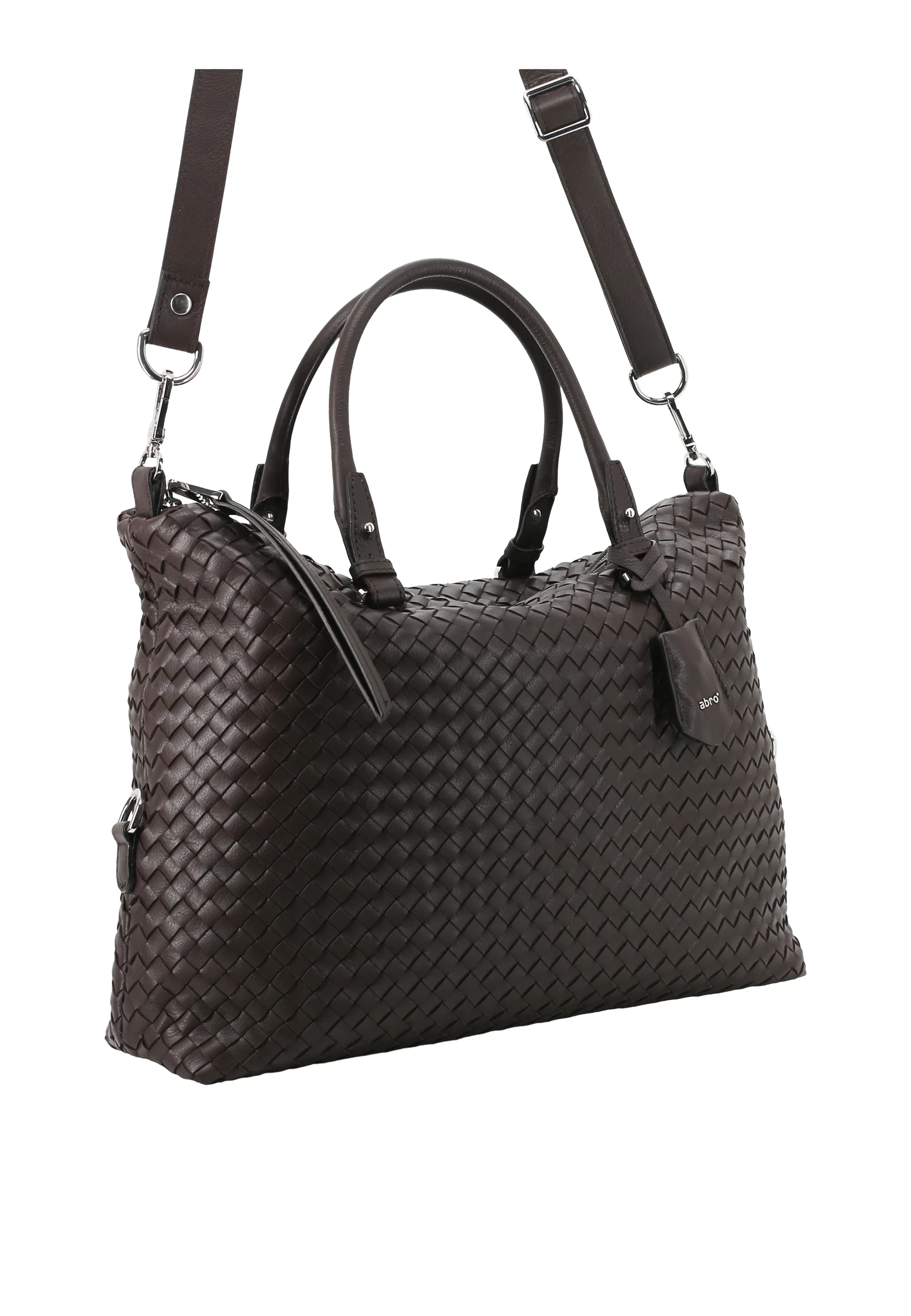 shopper CARRY SMALL Leather Savage Woven