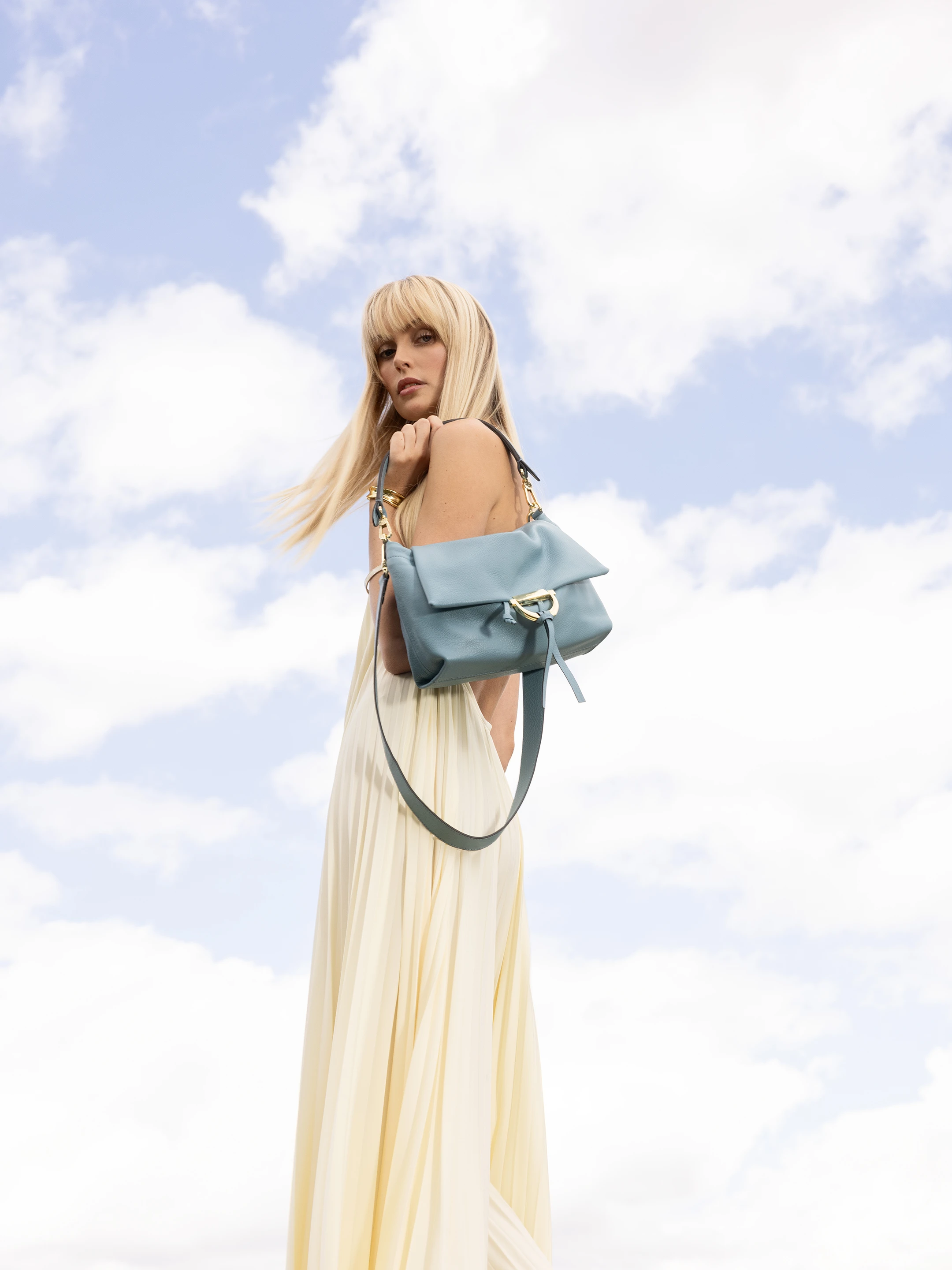 shoulder bag TEMI medium Leather Dalia