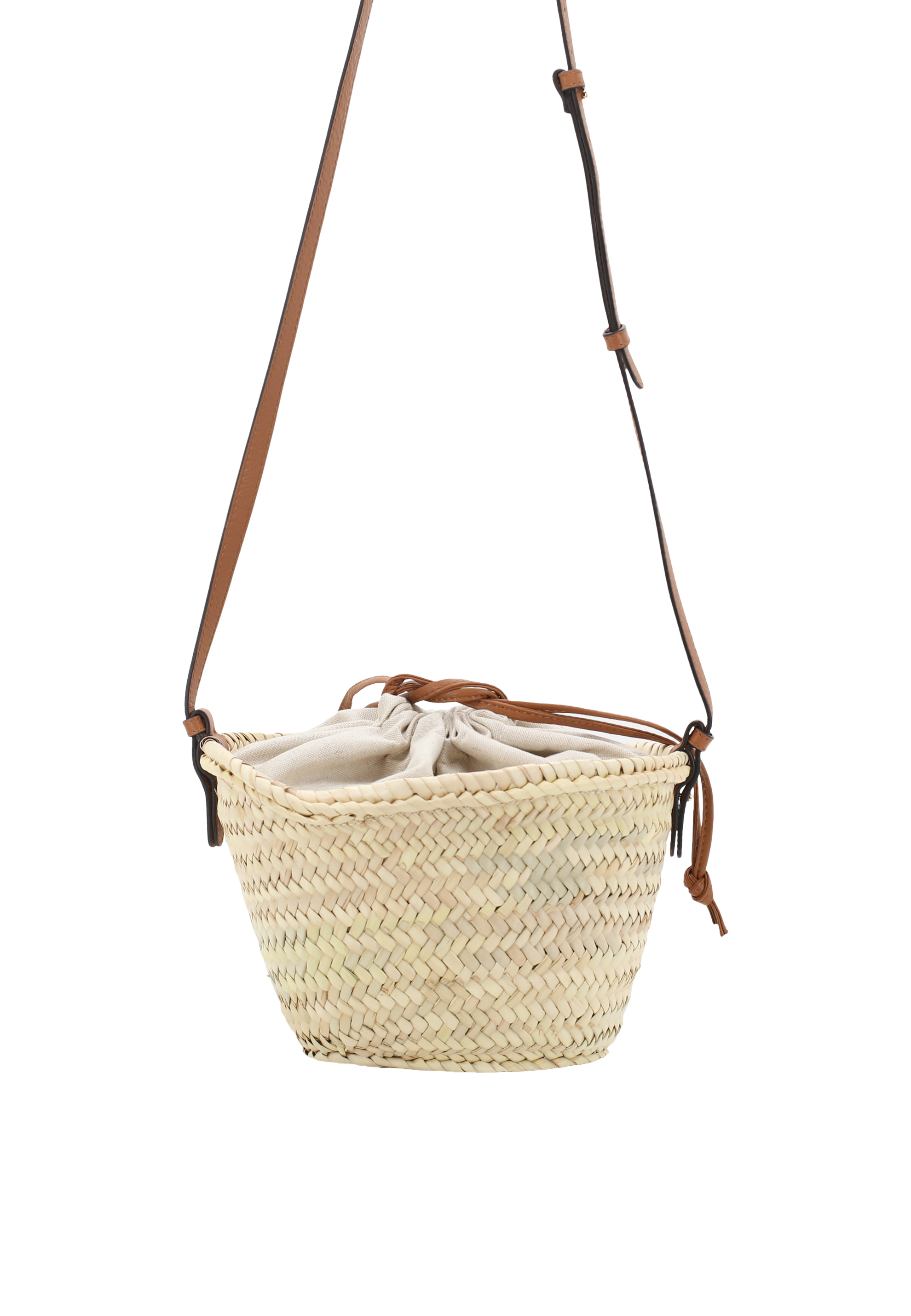 Sac Shopping GEMMA Palm/Cuir Agave