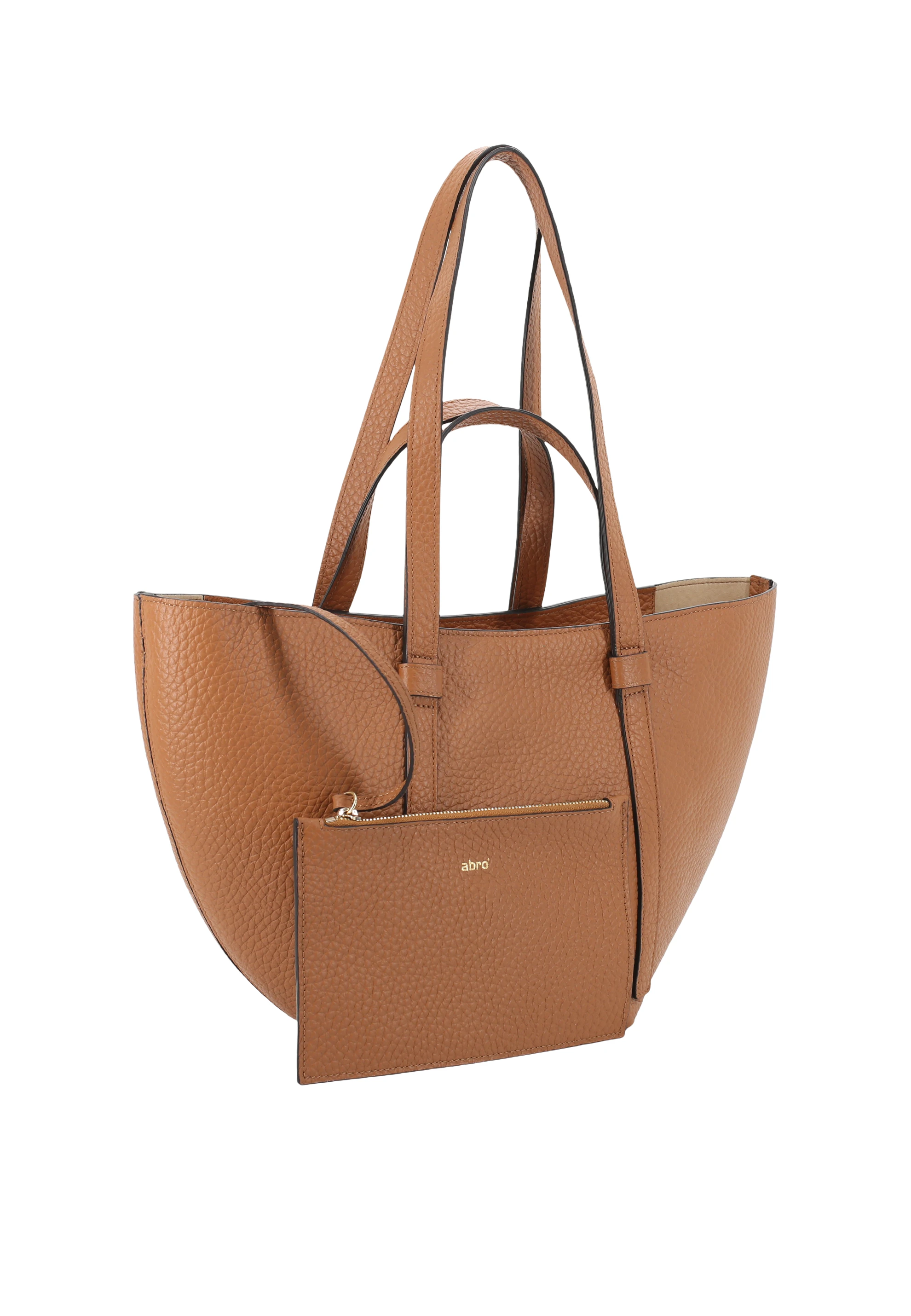 Sac shopping COSMO media Cuir Tekla Sac shopping COSMO media Cuir Tekla
