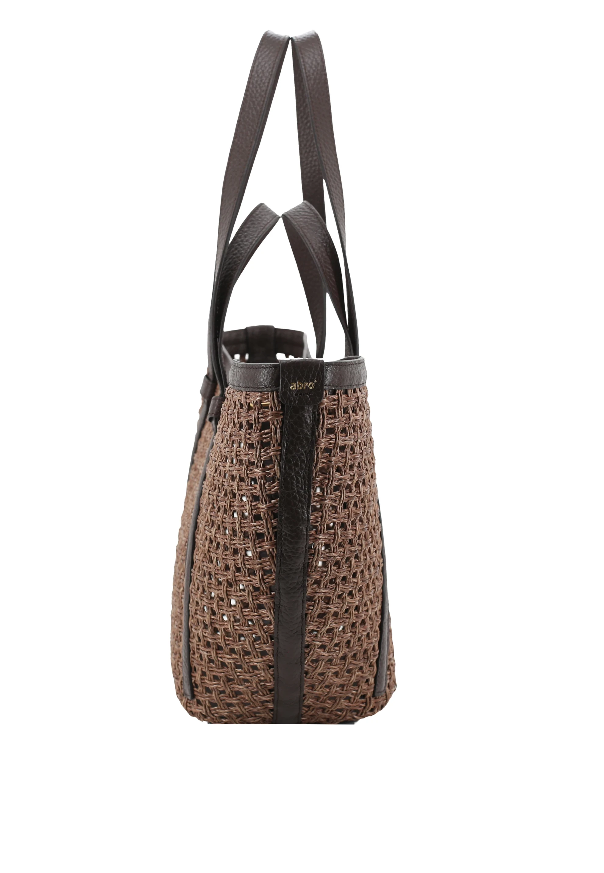 Shopper COSMO large Raffia/pelle