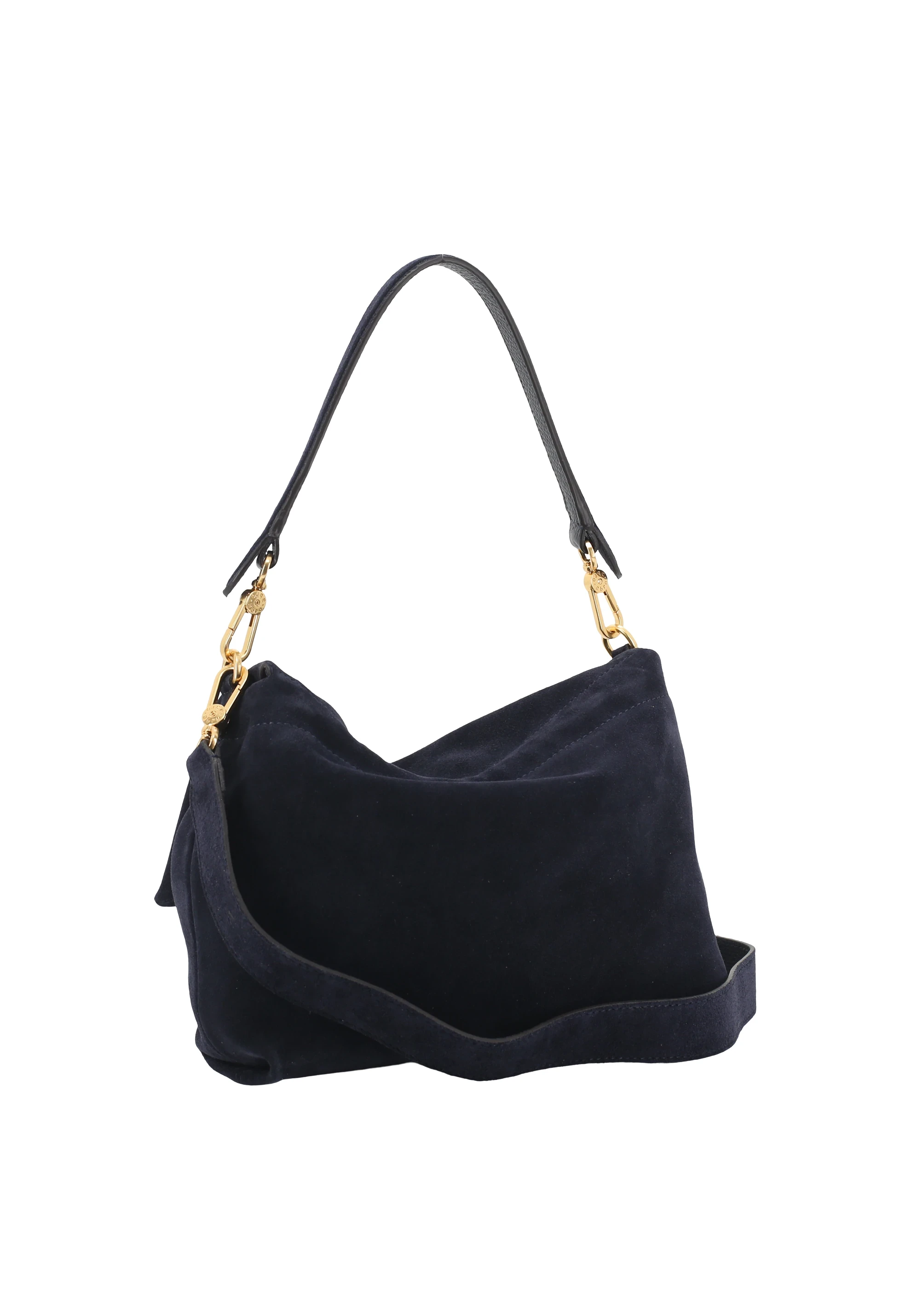 shoulder bag TEMI medium Leather Suede