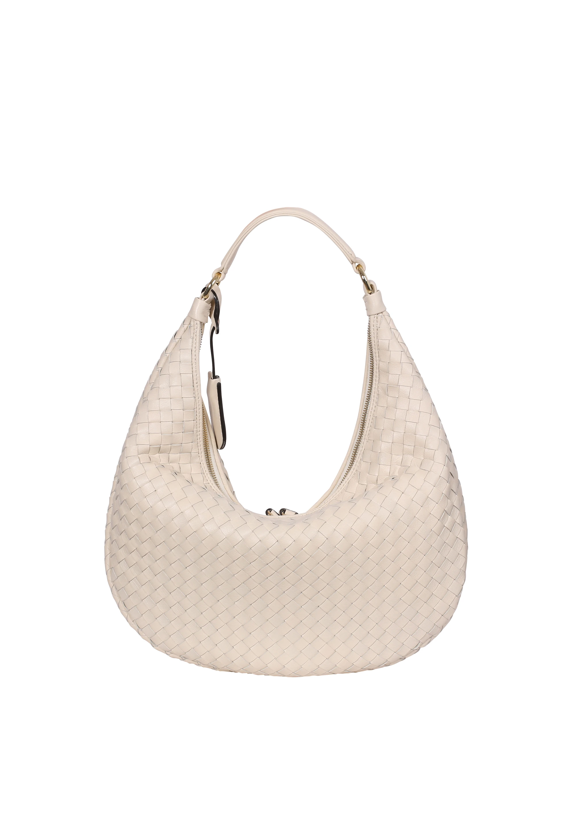 Beutel NANA small Leder Piuma weaving