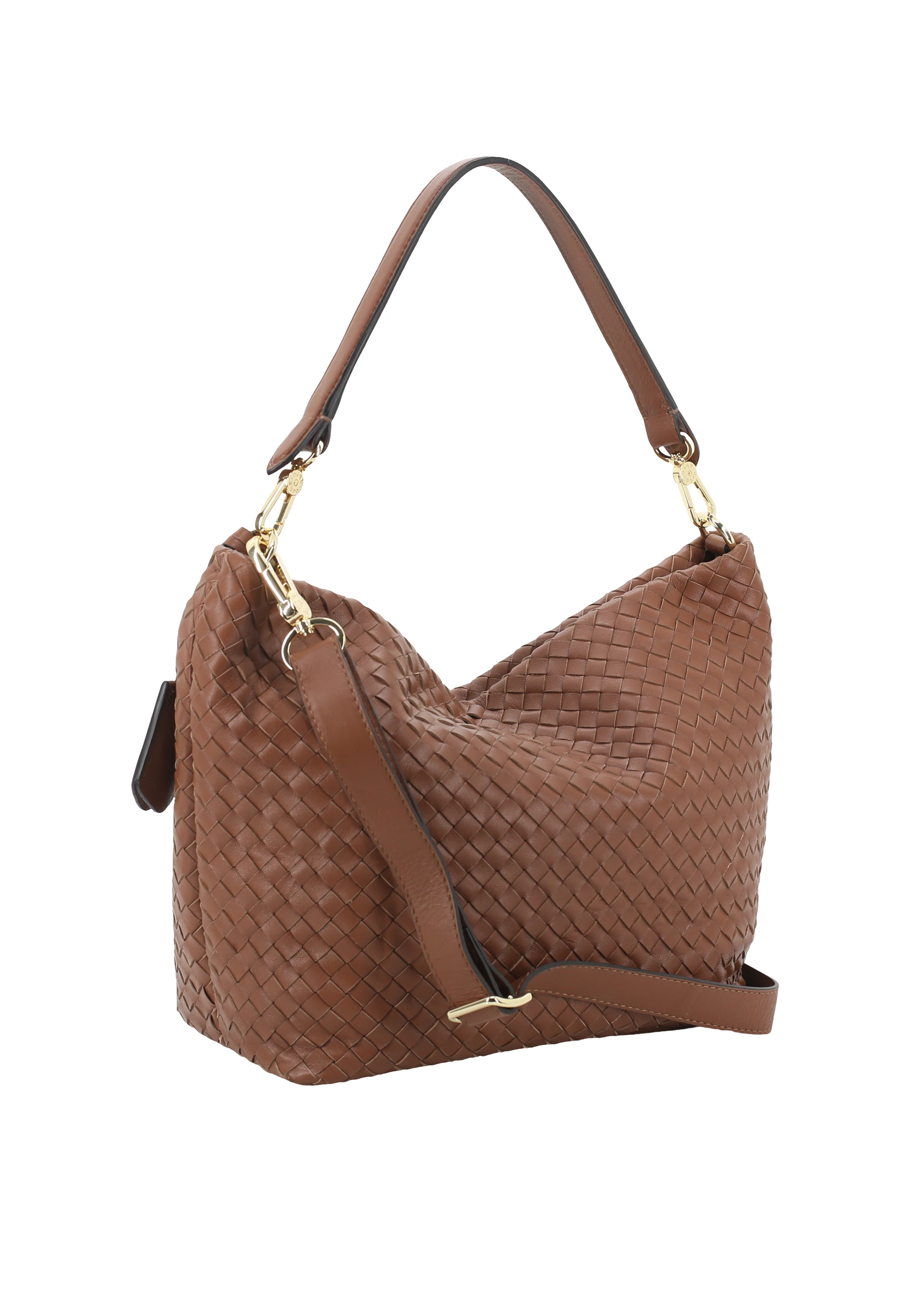 Beutel EBONY Leder Piuma Weaving