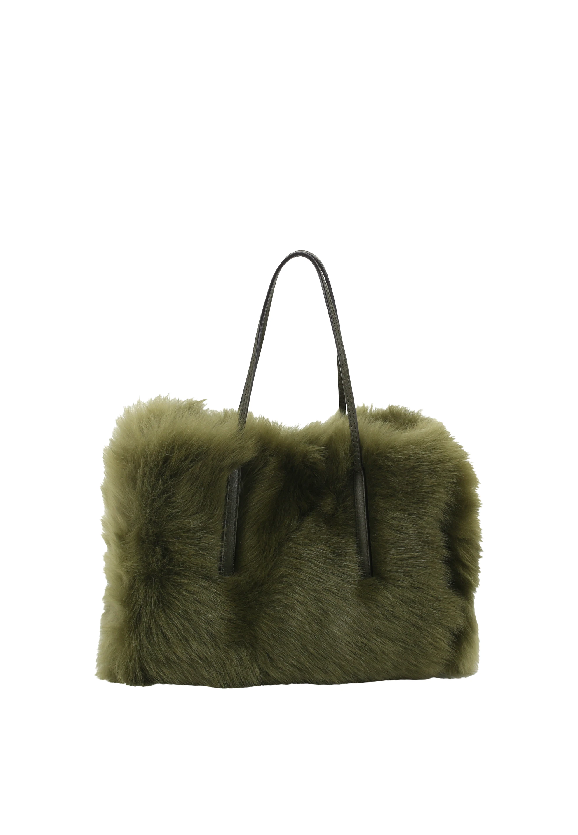 Handtasche NOELLE Leder Shearling LH