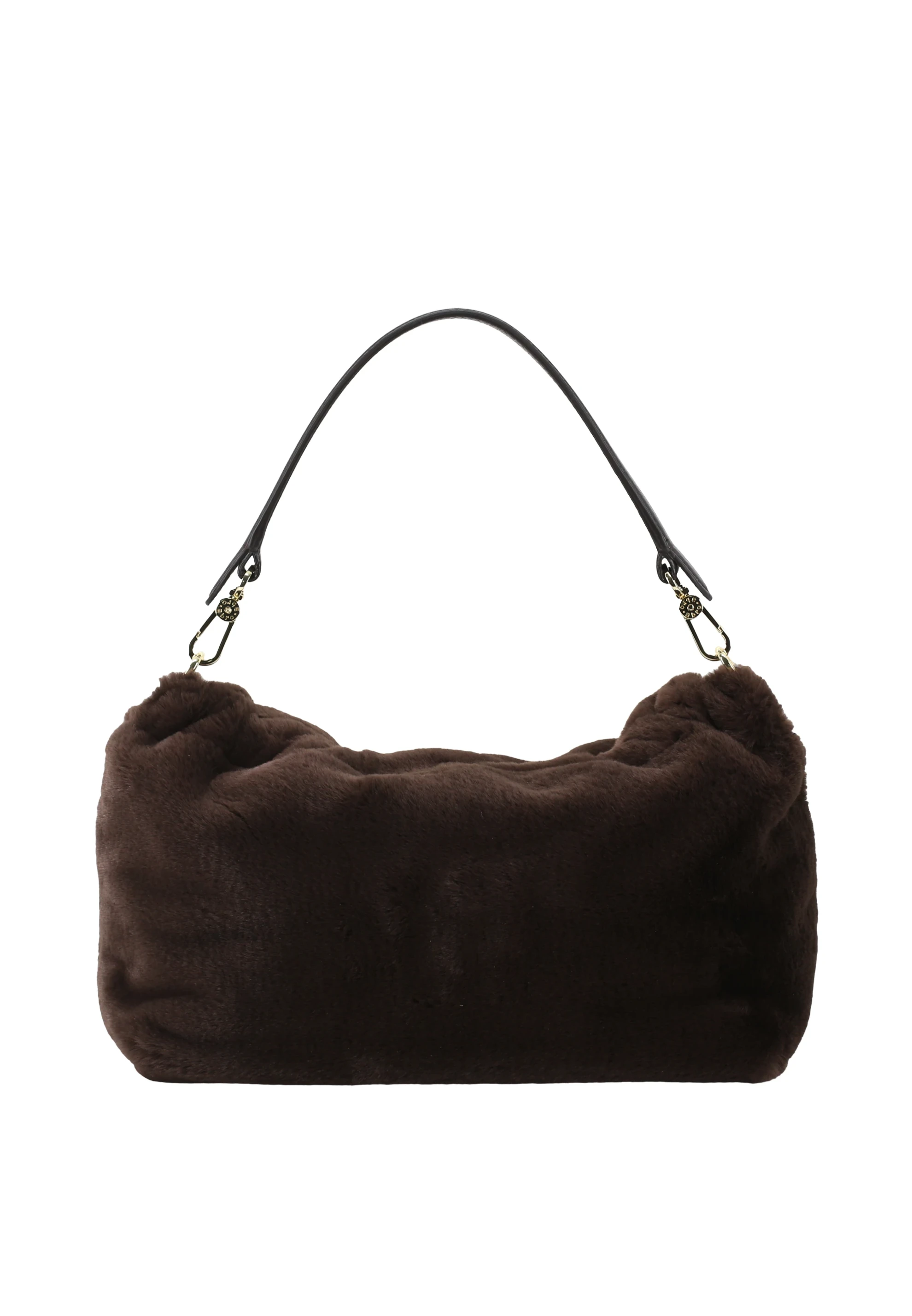 Schultertasche TEMI large Leder Eco Fur